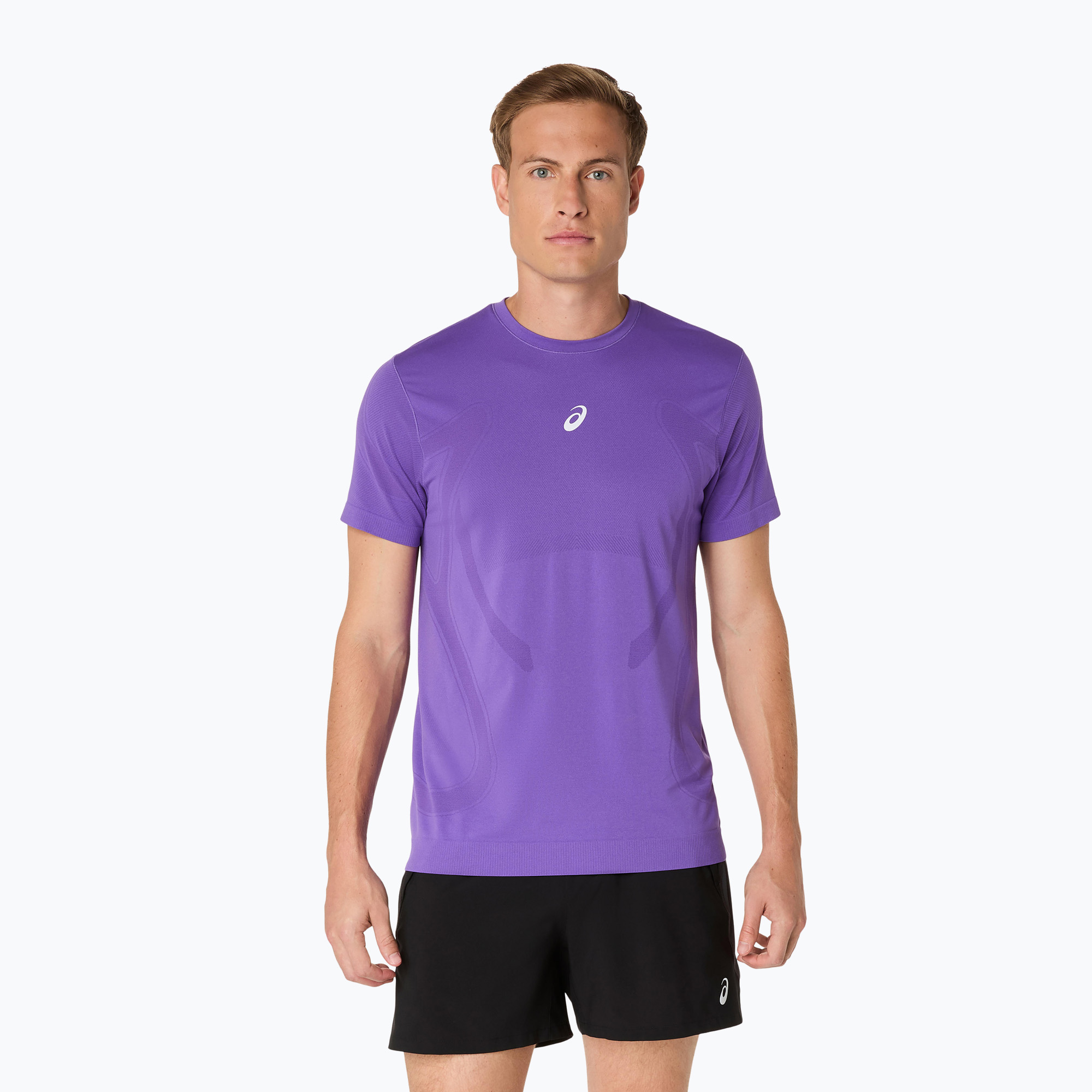 Koszulka do biegania męska ASICS Road Seamless edo purple 