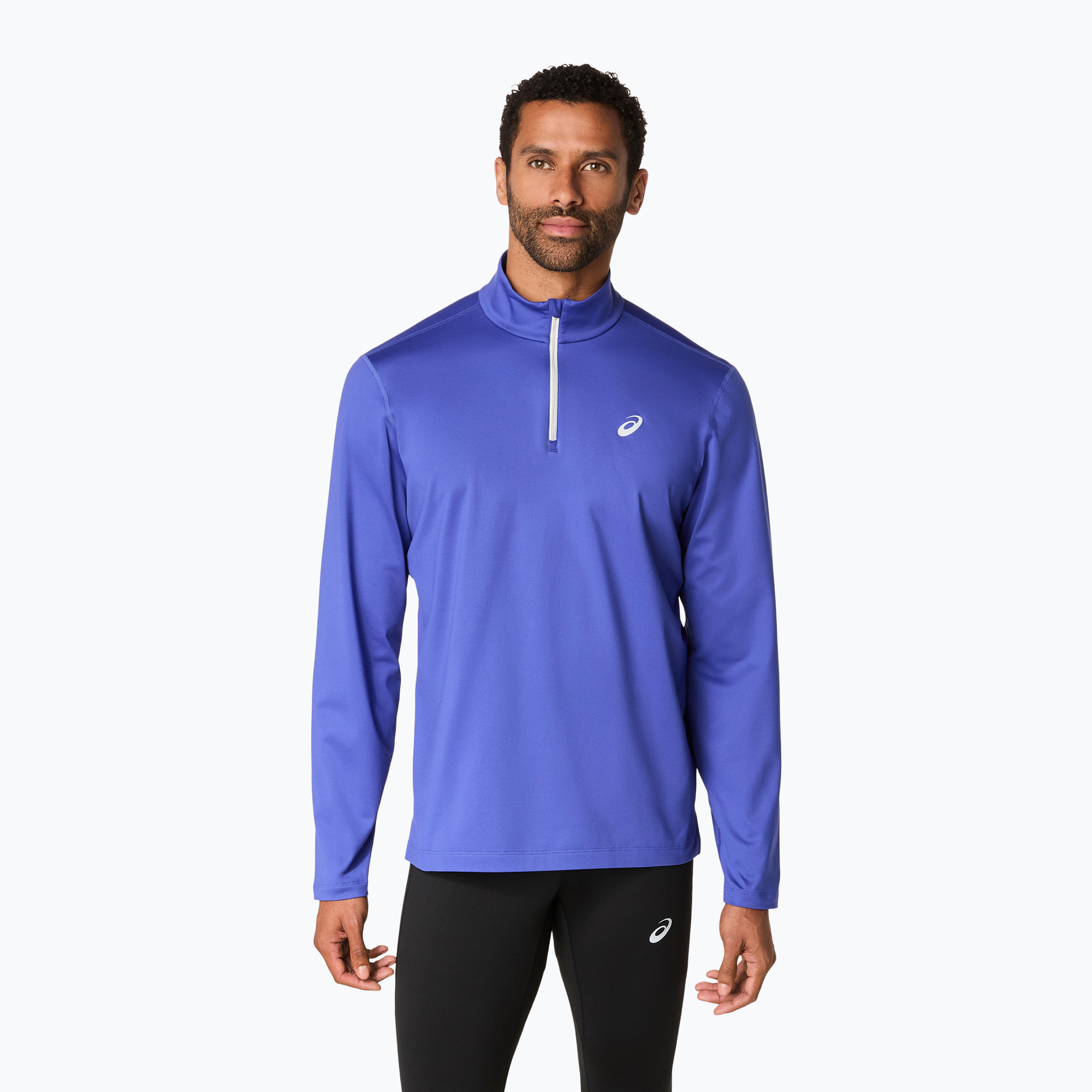 Bluza do biegania męska ASICS Core Half Zip Winter dark cobalt 