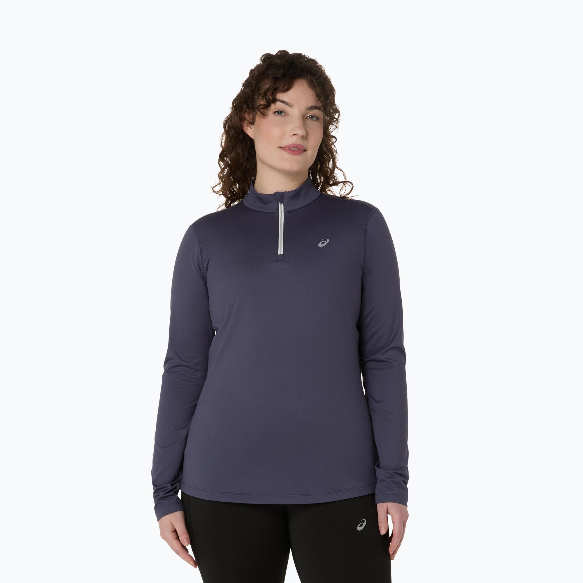 Longsleeve do biegania damski ASICS Core LS Half Zip Winter indigo fog 