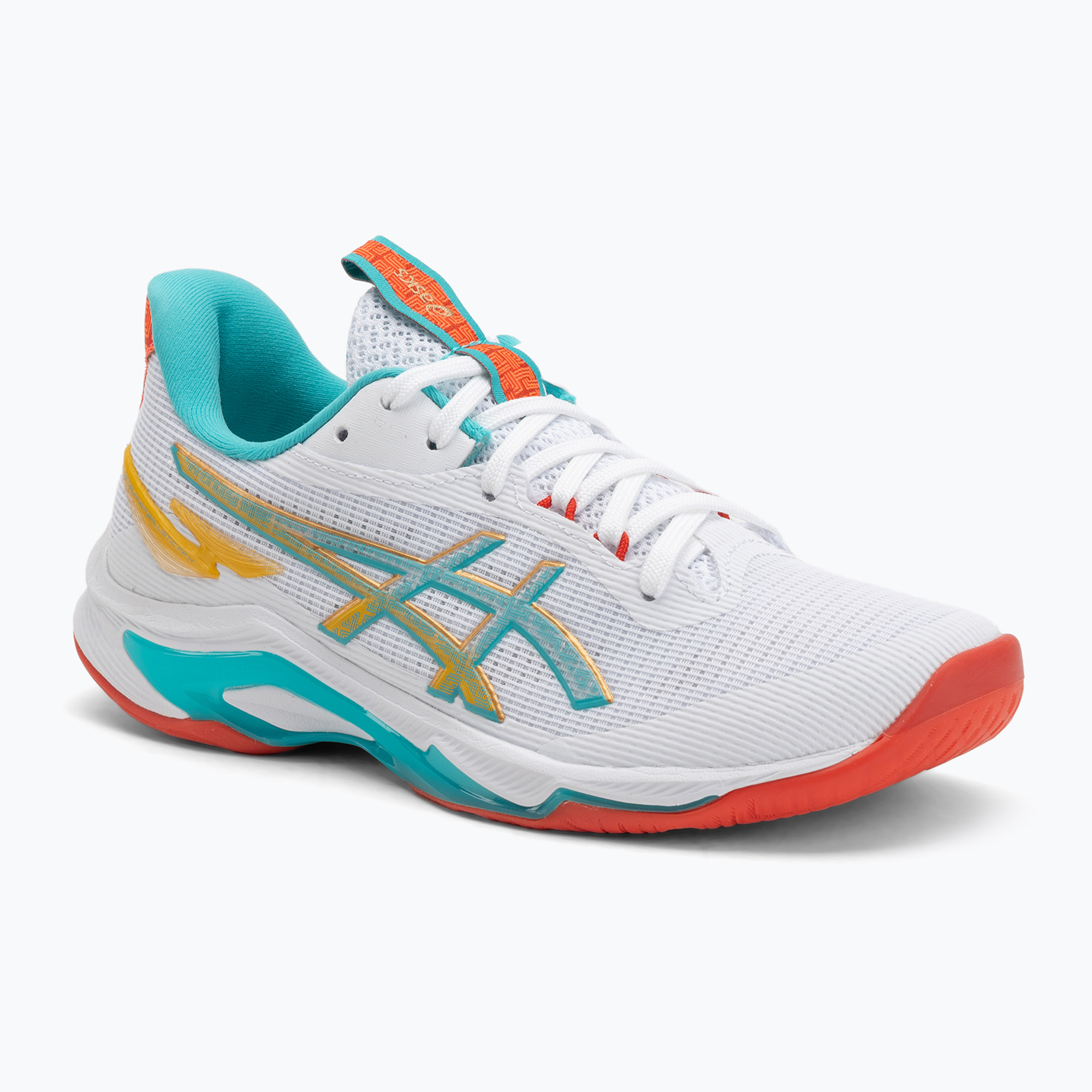 Buty do siatkówki damskie ASICS Netburner Ballistic FF 4 white/sea glass 