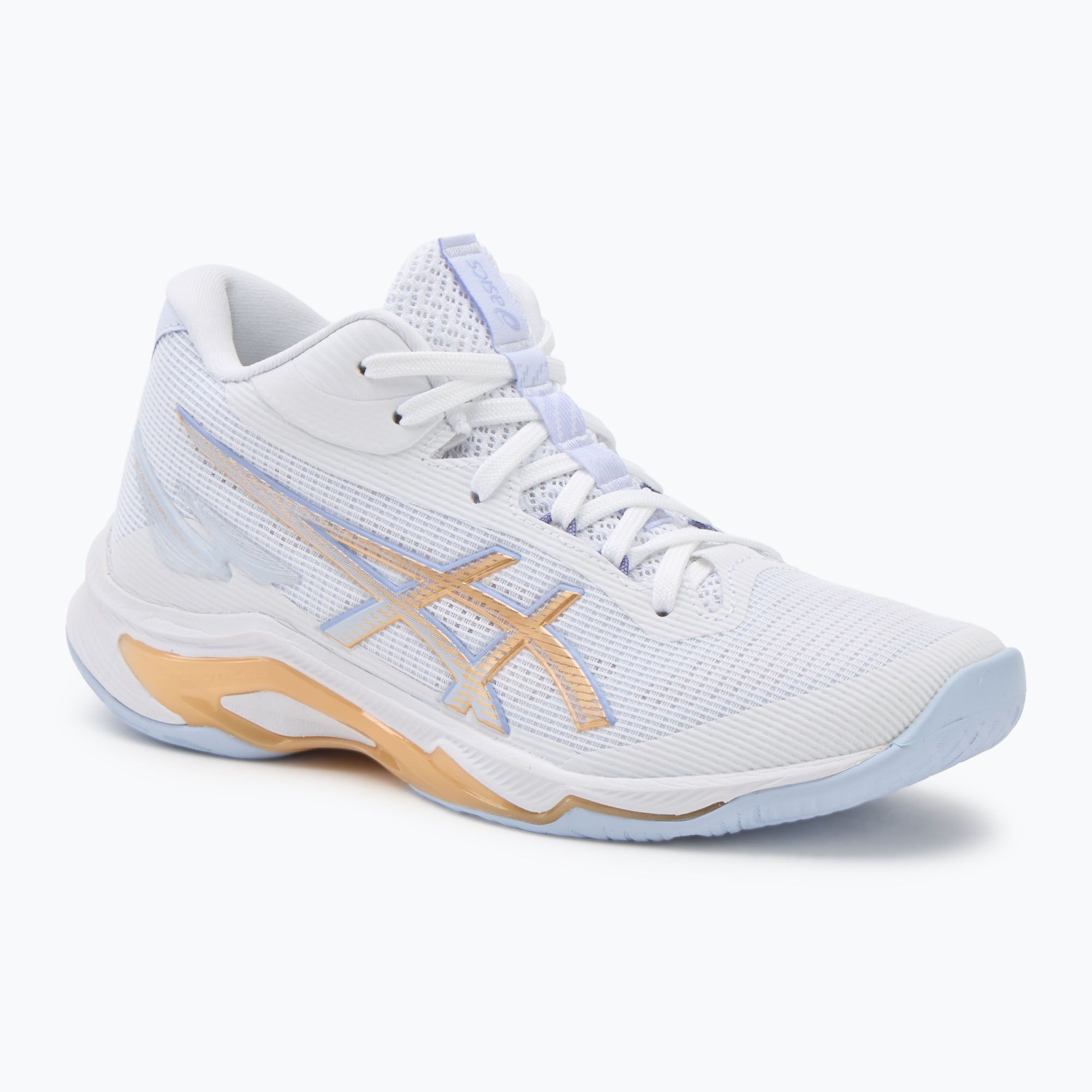 Buty do siatkówki damskie ASICS Netburner Ballistic FF 4 white/champagne 