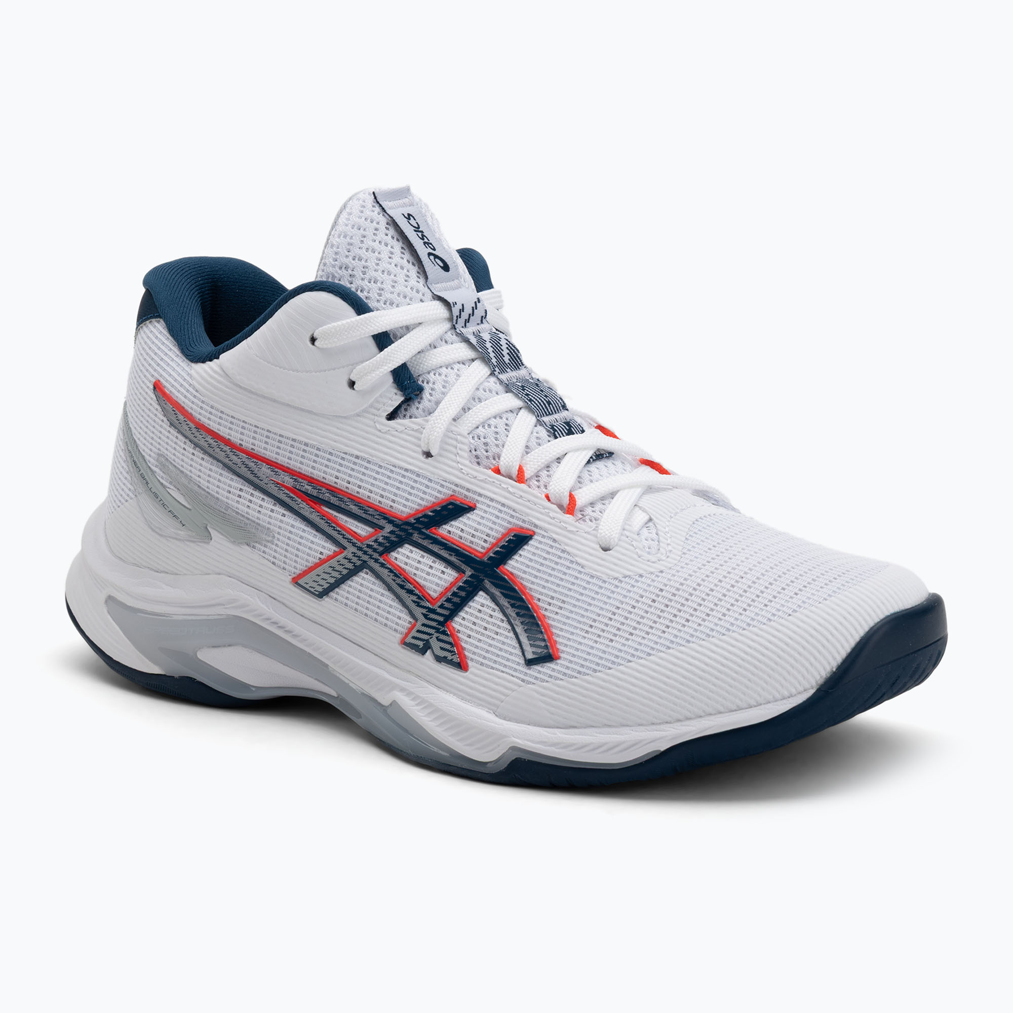 Buty do siatkówki męskie ASICS Netburner Ballistic FF 4 white/mako blue 