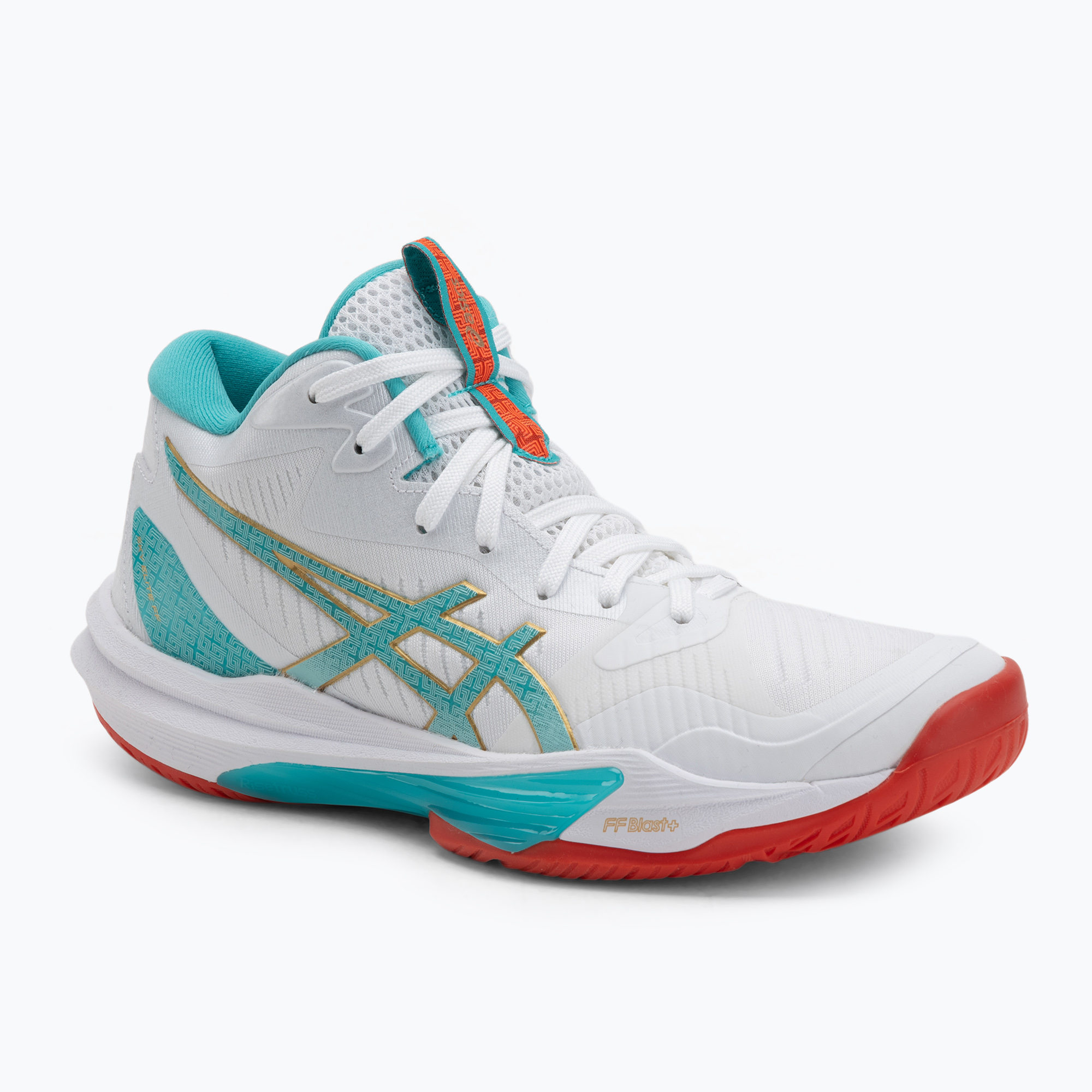 Buty do siatkówki damskie Asics Sky Elite FF MT 3 white/sea glass 