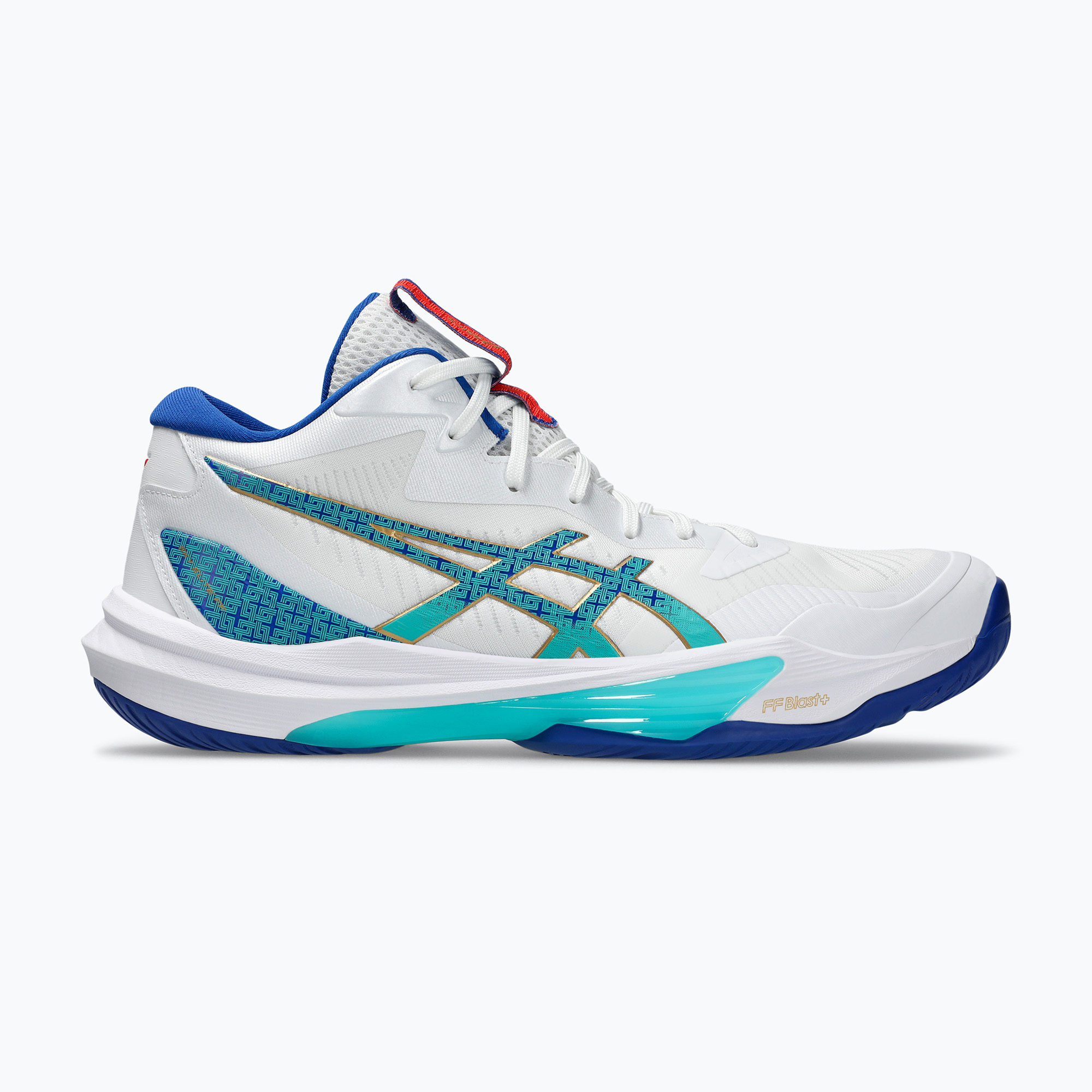 Buty do siatkówki męskie ASICS Sky Elite FF MT 3 white/asics blue 