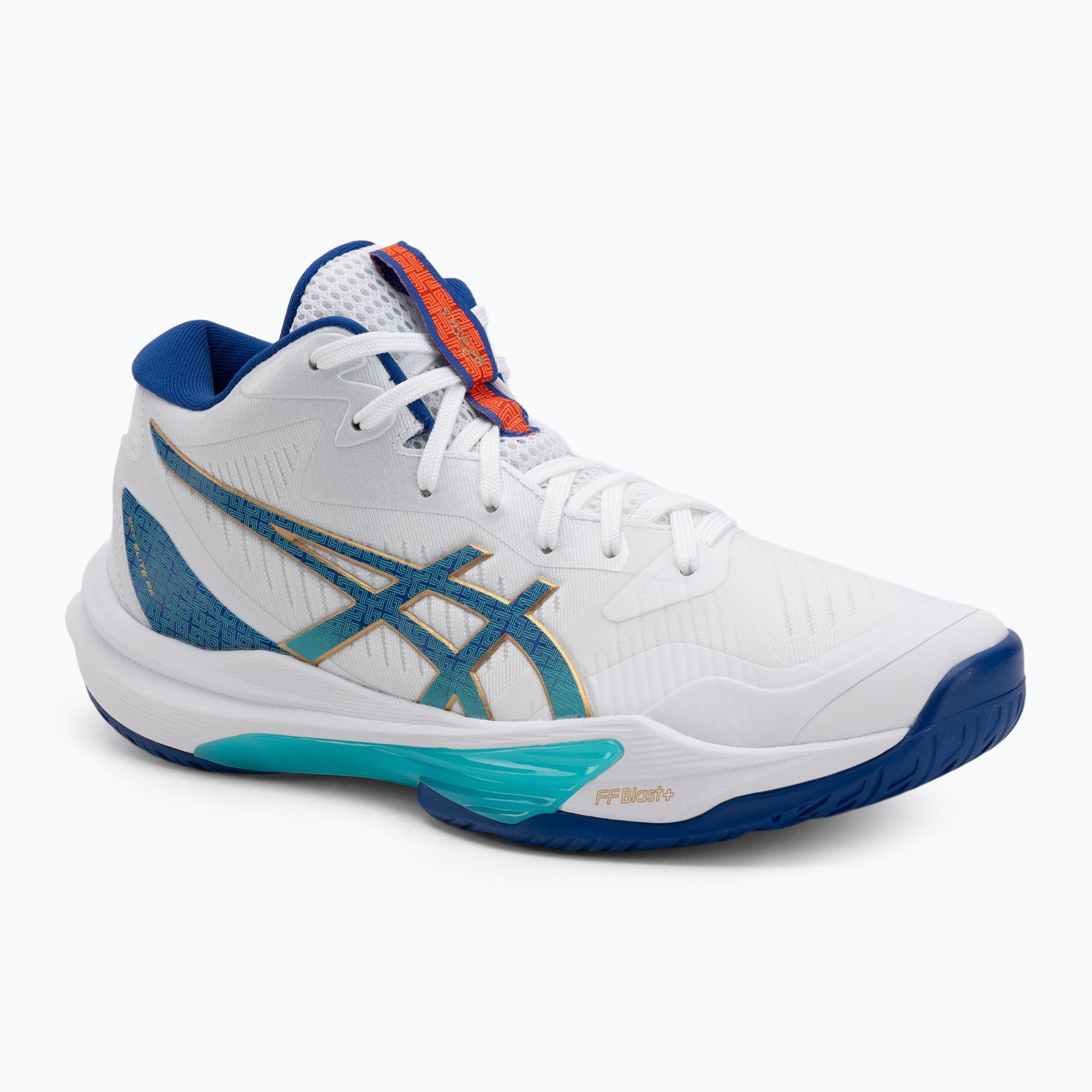 Buty do siatkówki męskie ASICS Sky Elite FF MT 3 white/asics blue 