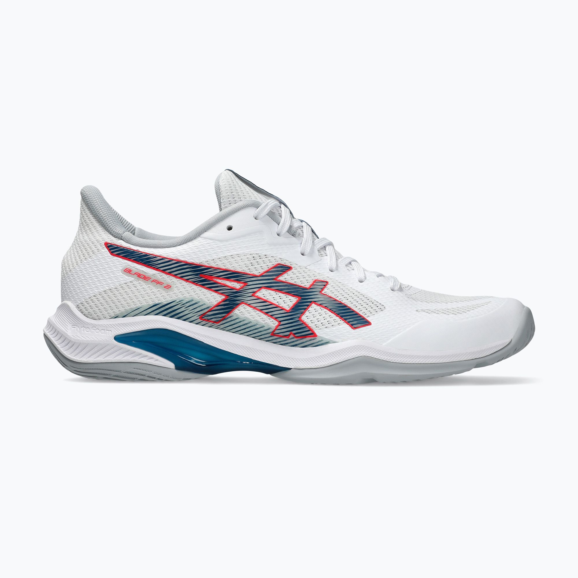 Buty do siatkówki męskie ASICS Blade FF 2 white/mako blue 