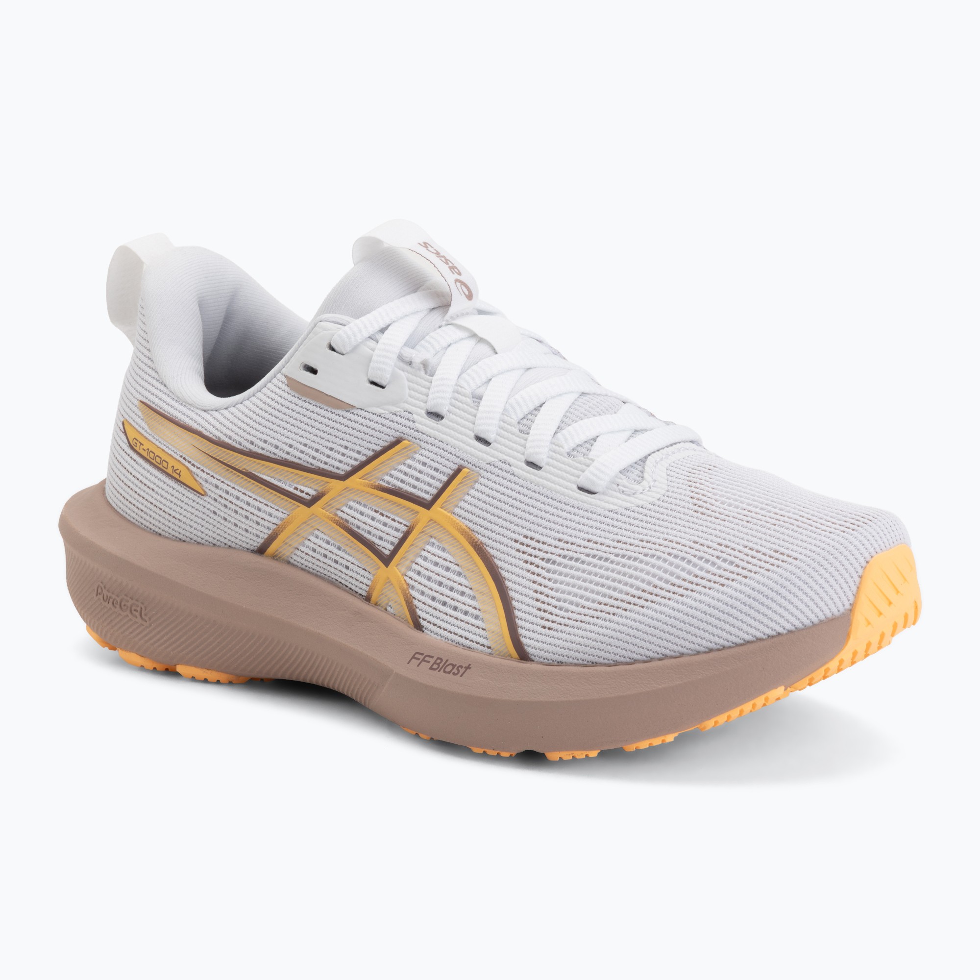 Дамски обувки за бягане ASICS GT-1000 14 white/rubble red