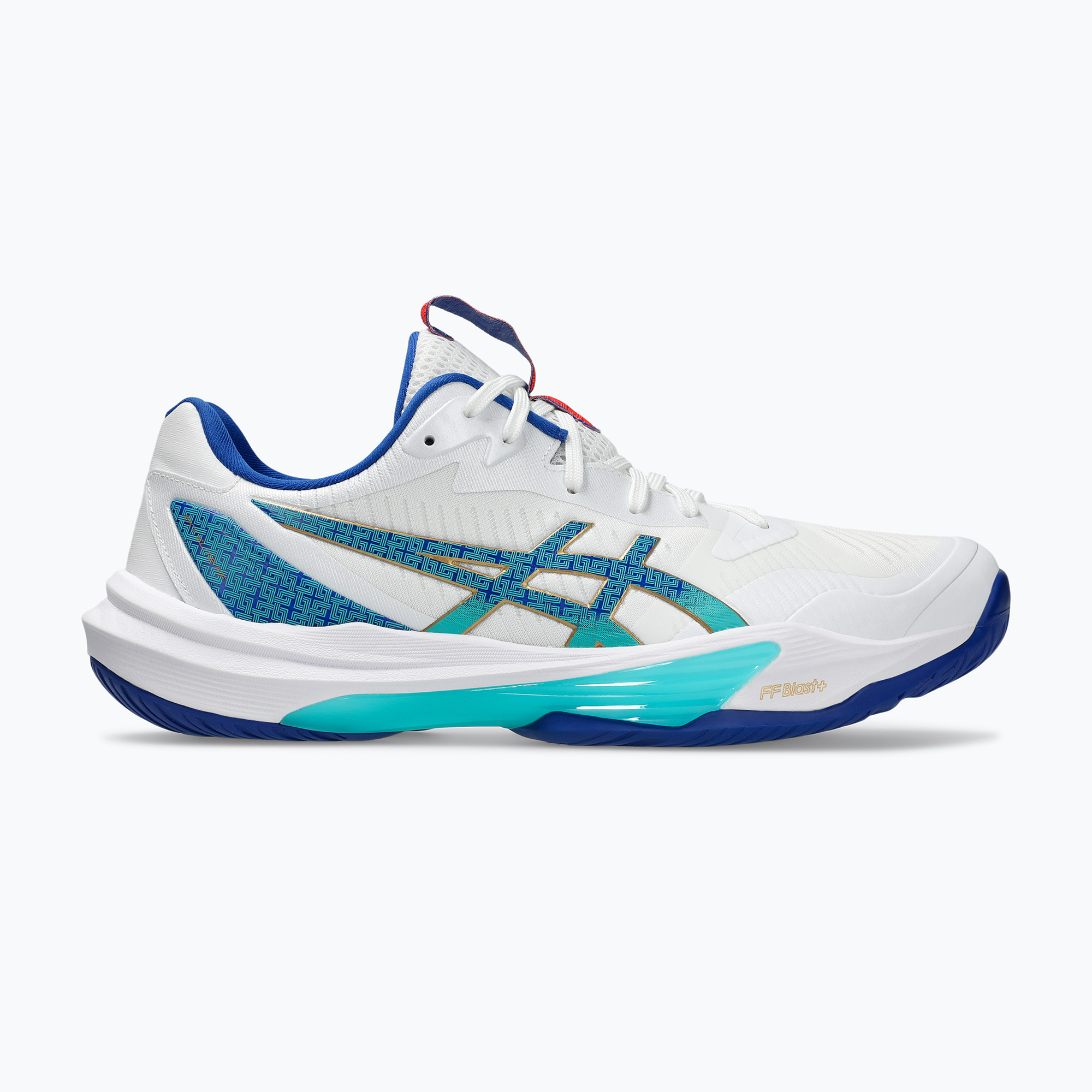 Buty do siatkówki męskie ASICS Sky Elite FF 3 white/asics blue 
