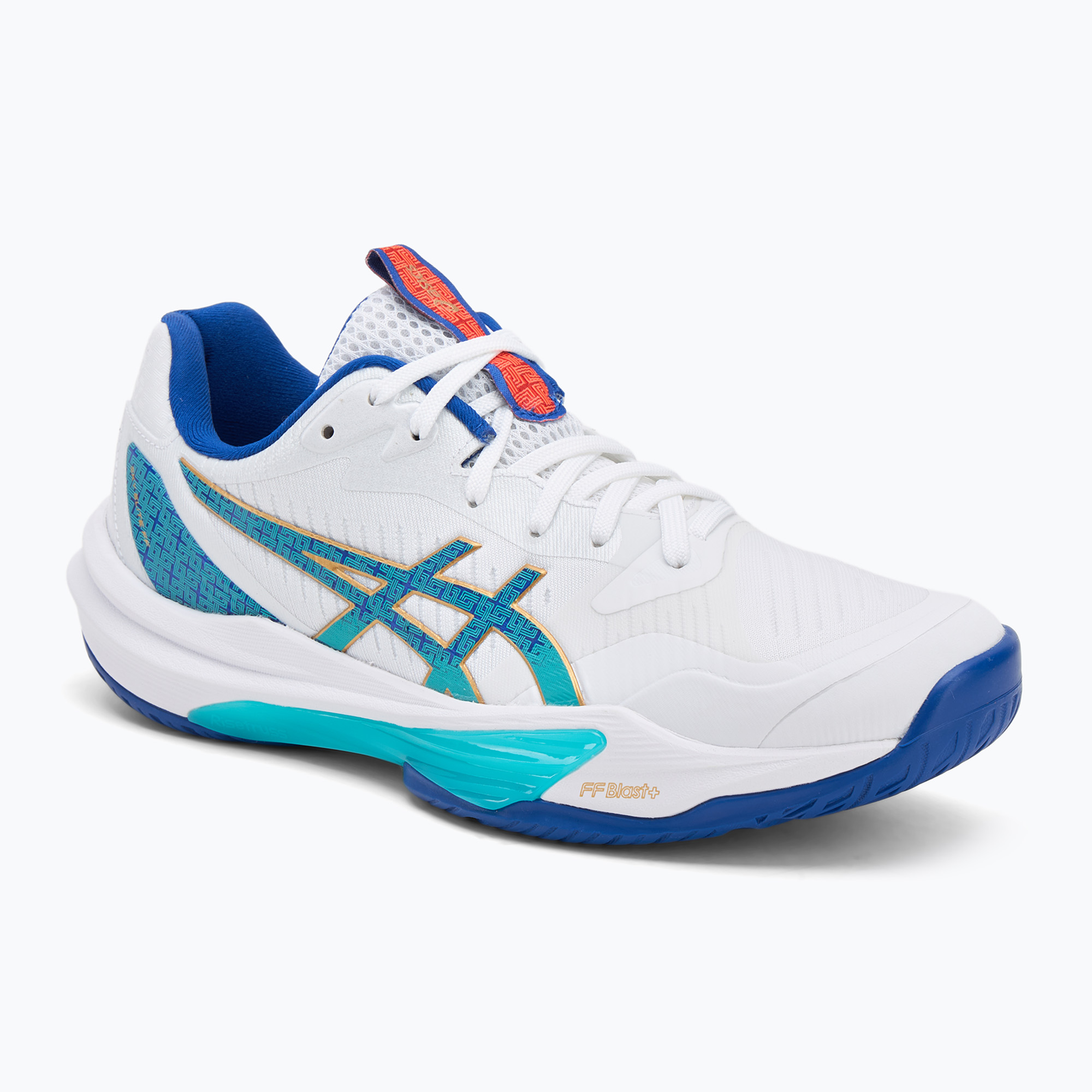 Buty do siatkówki męskie ASICS Sky Elite FF 3 white/asics blue 