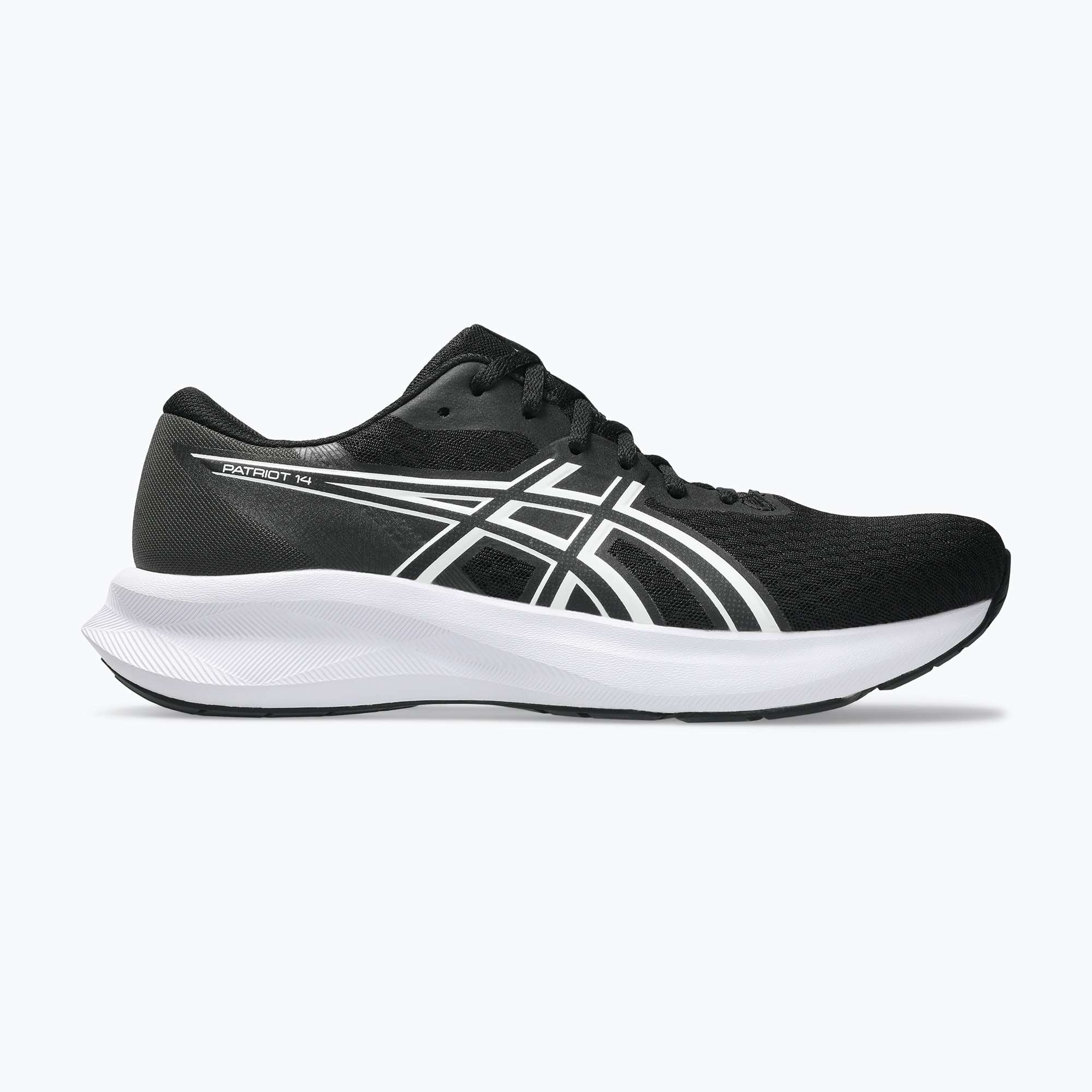 Buty do biegania męskie ASICS Patriot 14 black/white 