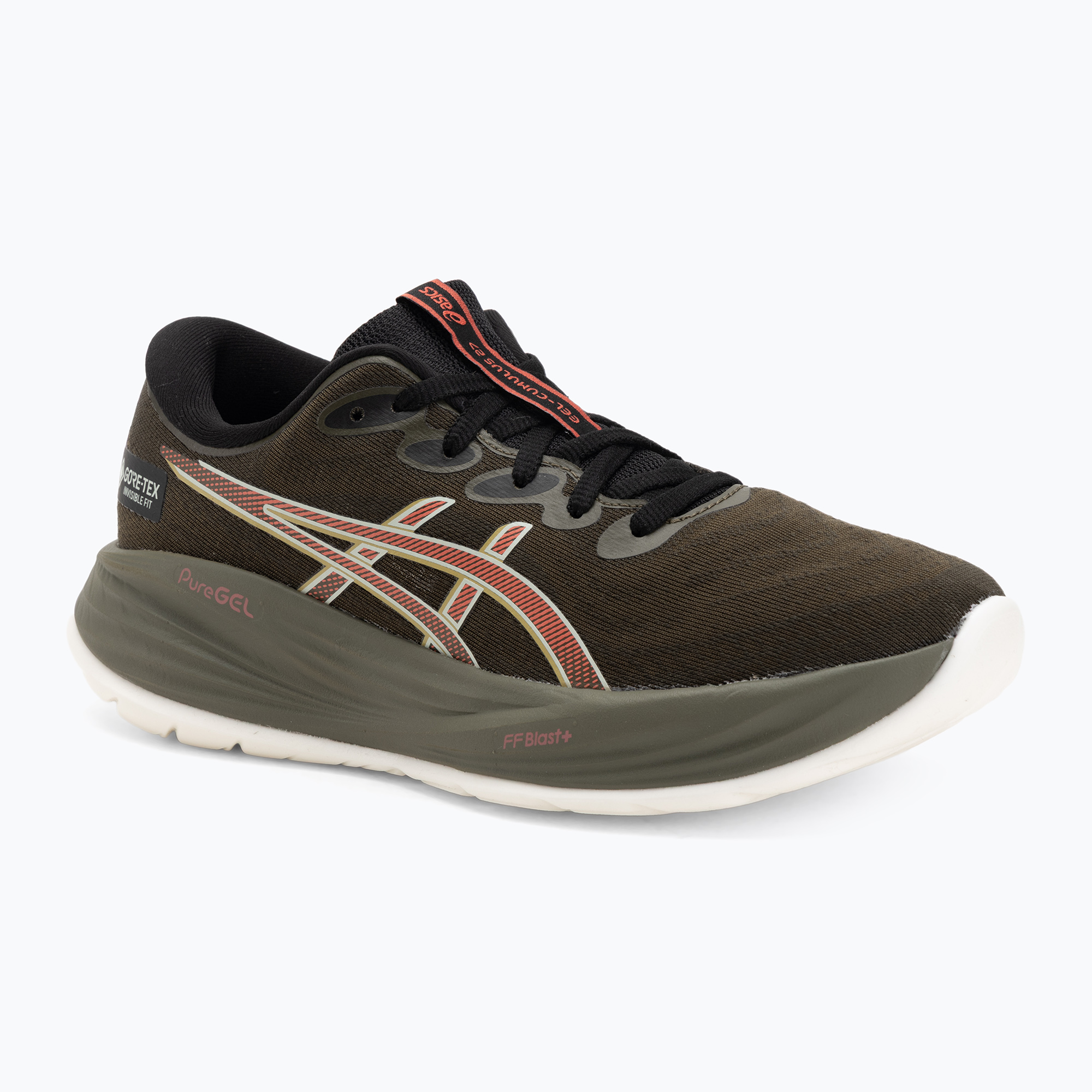 Buty do biegania damskie ASICS Gel-Cumulus 27 GTX brown stone/dark pink clay 