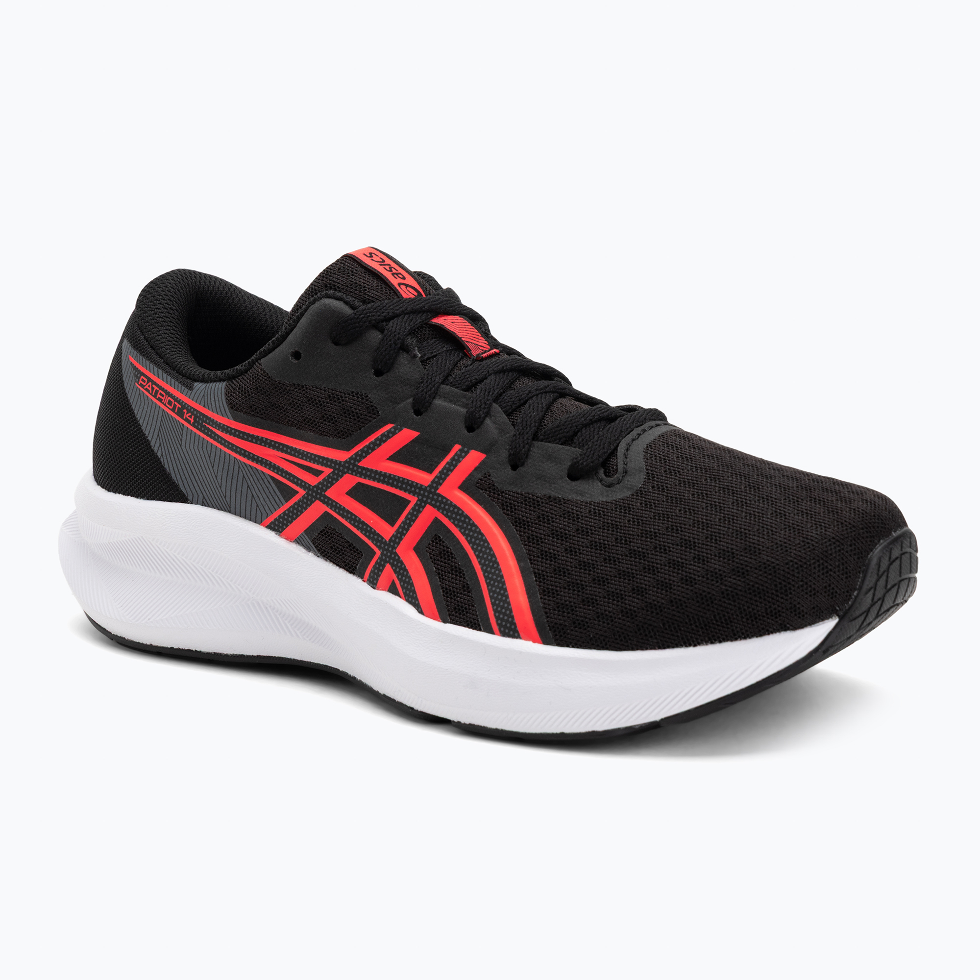 Pánske bežecké topánky ASICS Patriot 14 black/flash red (Patriot 14 1011C050-001)
