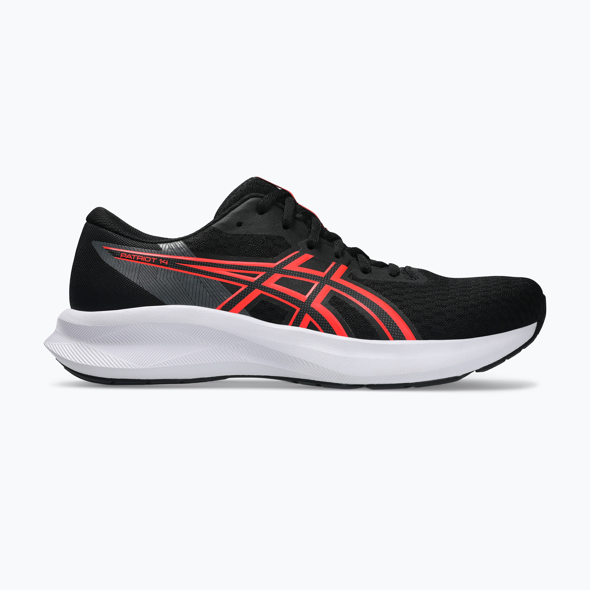 Buty do biegania męskie ASICS Patriot 14 black/flash red 