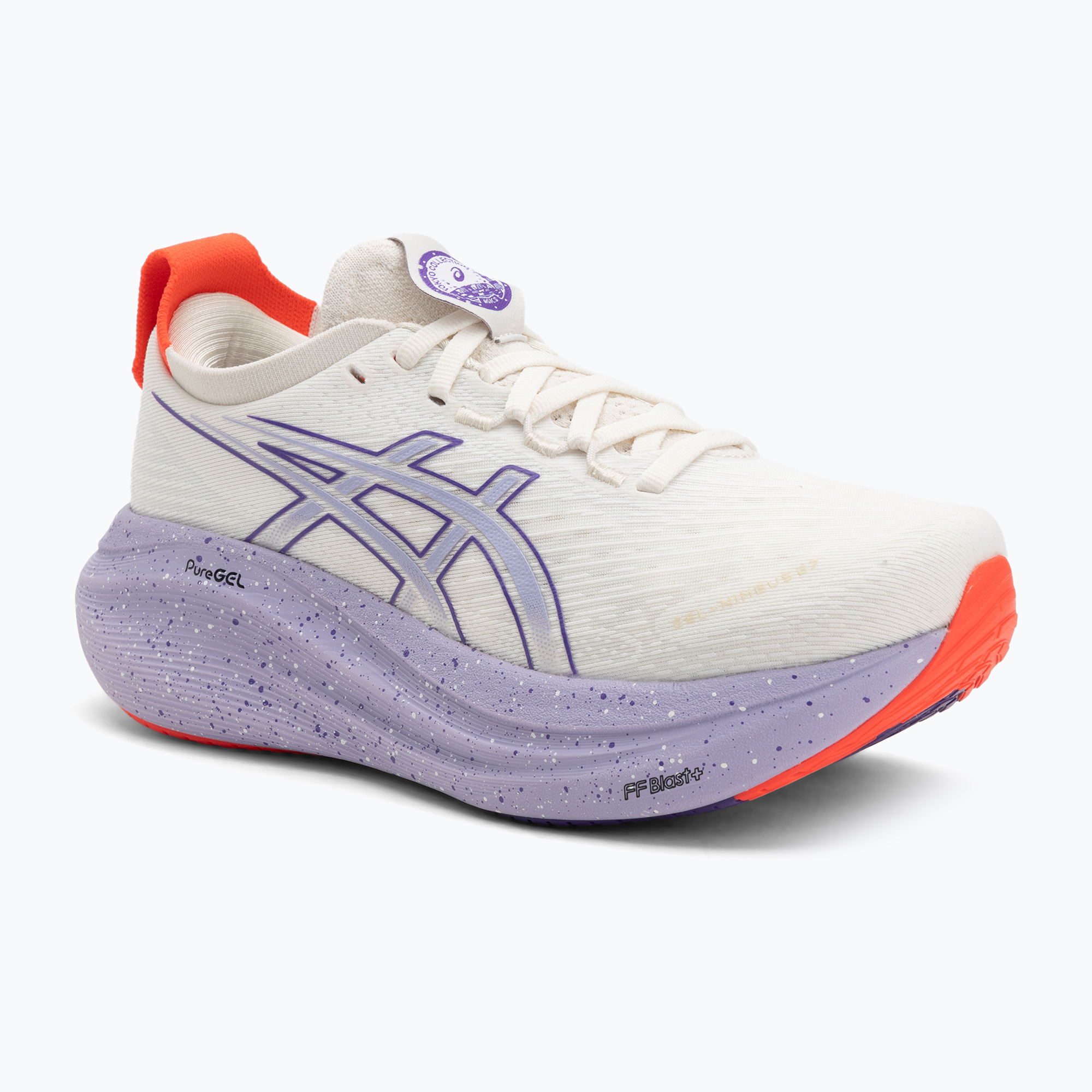 Buty do biegania damskie ASICS Gel-Nimbus 27 Tokyo cream/edo purple 