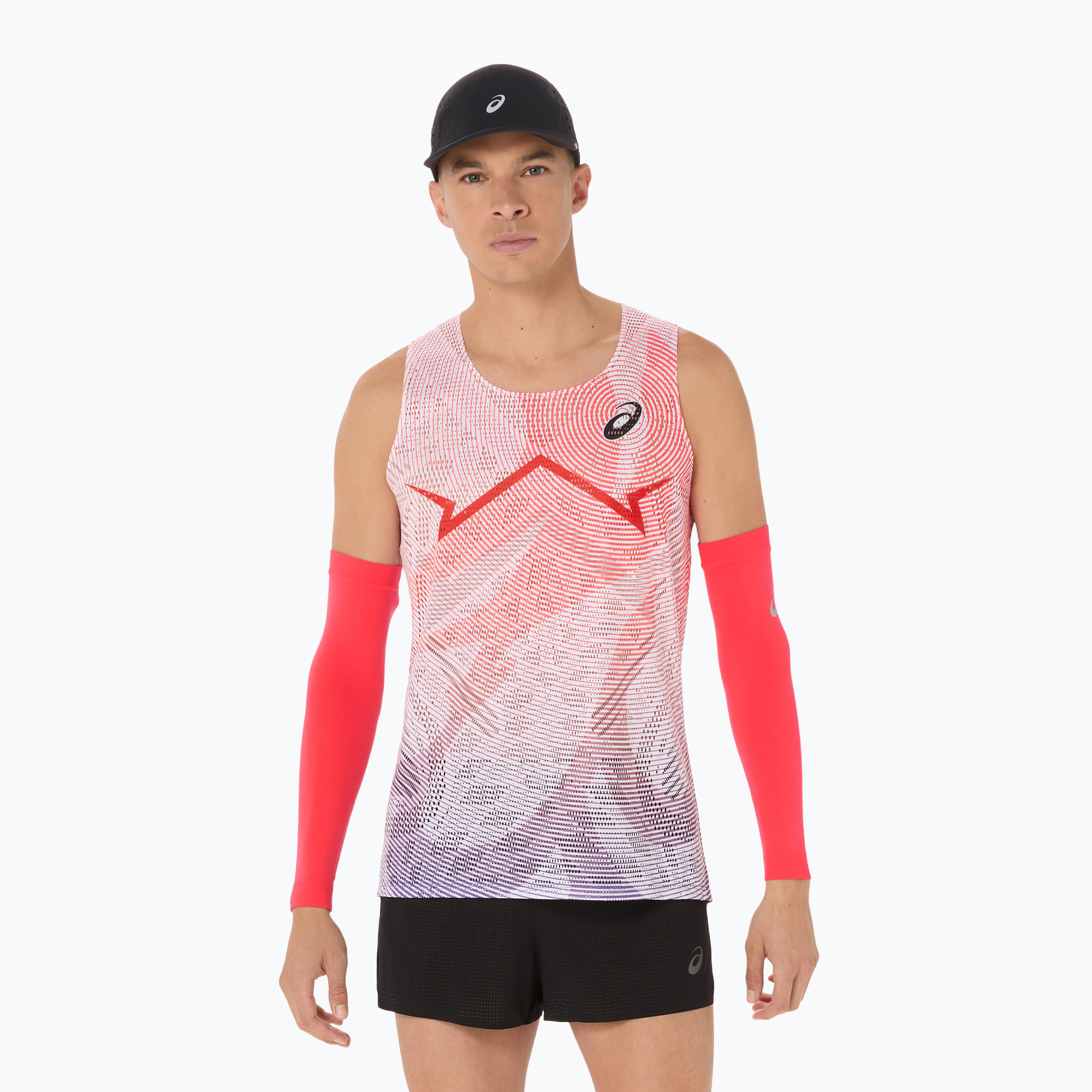 Koszulka do biegania męska ASICS Metaspeed Singlet flash red 