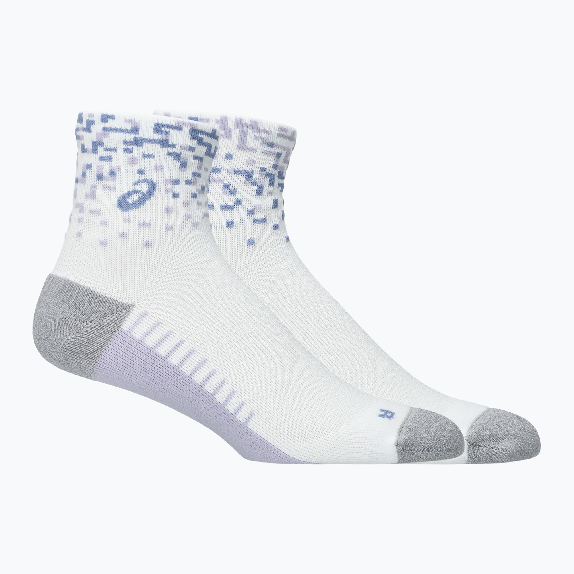 Чорапи ASICS Performance Run Quarter brilliant white/lilac hint/bluebell