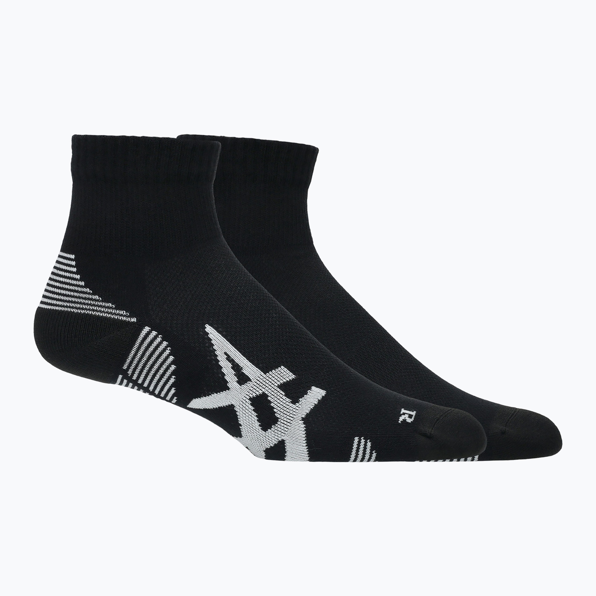 Șosete ASICS Cushioned Quarter 2 perechi performance black/performance black