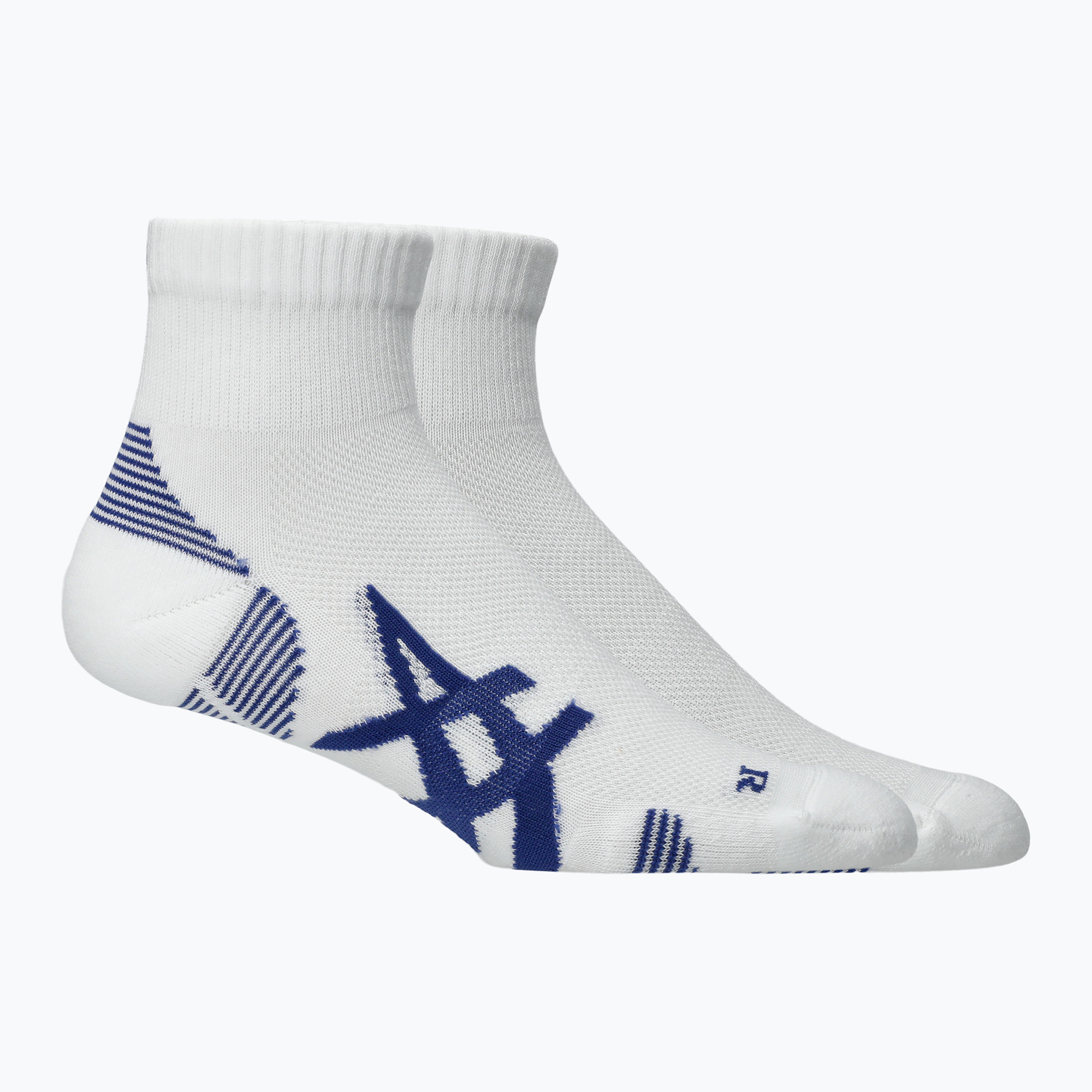 Чорапи ASICS Cushioned Quarter 2 чифта brilliant white/asics blue