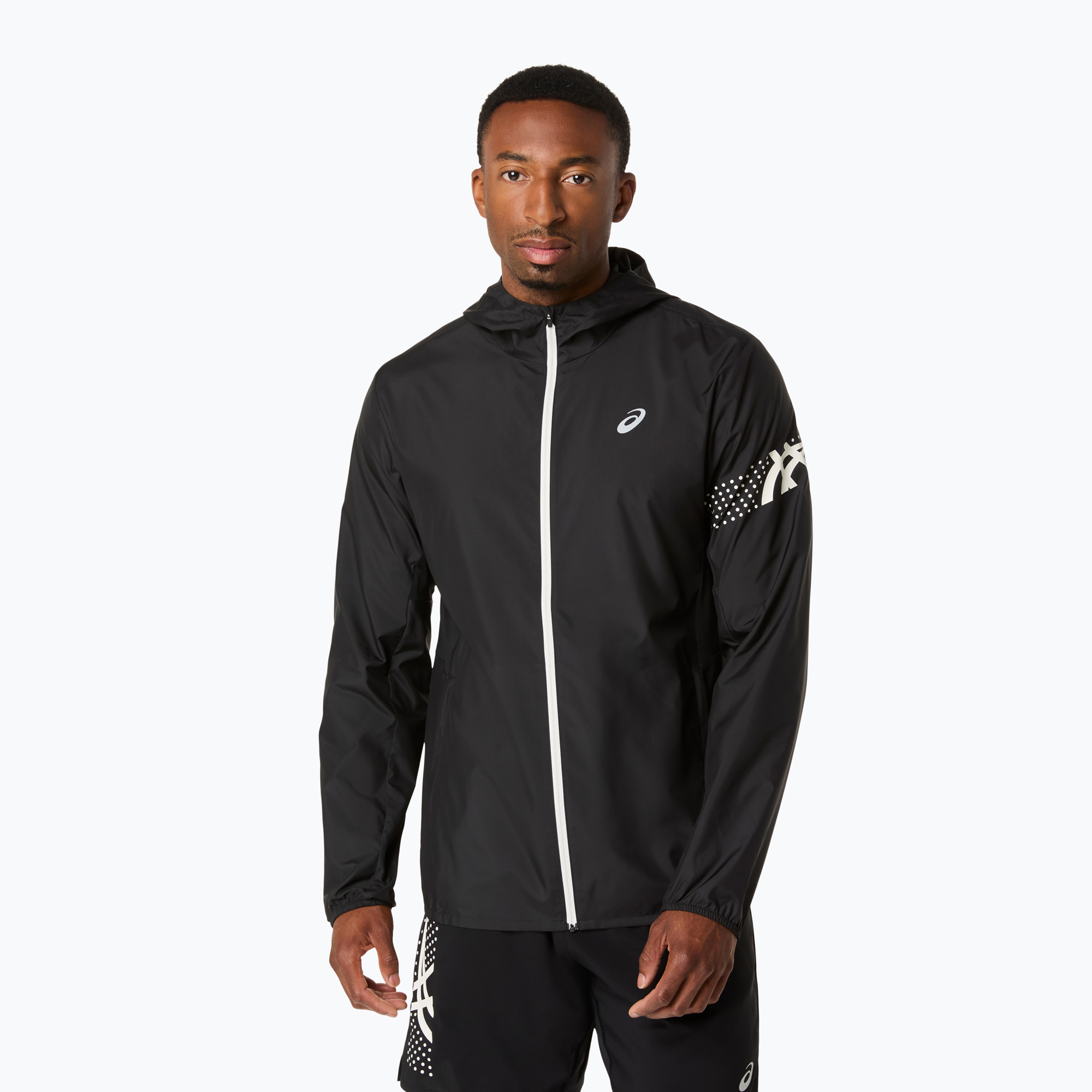 Kurtka do biegania męska ASICS Icon performance black 