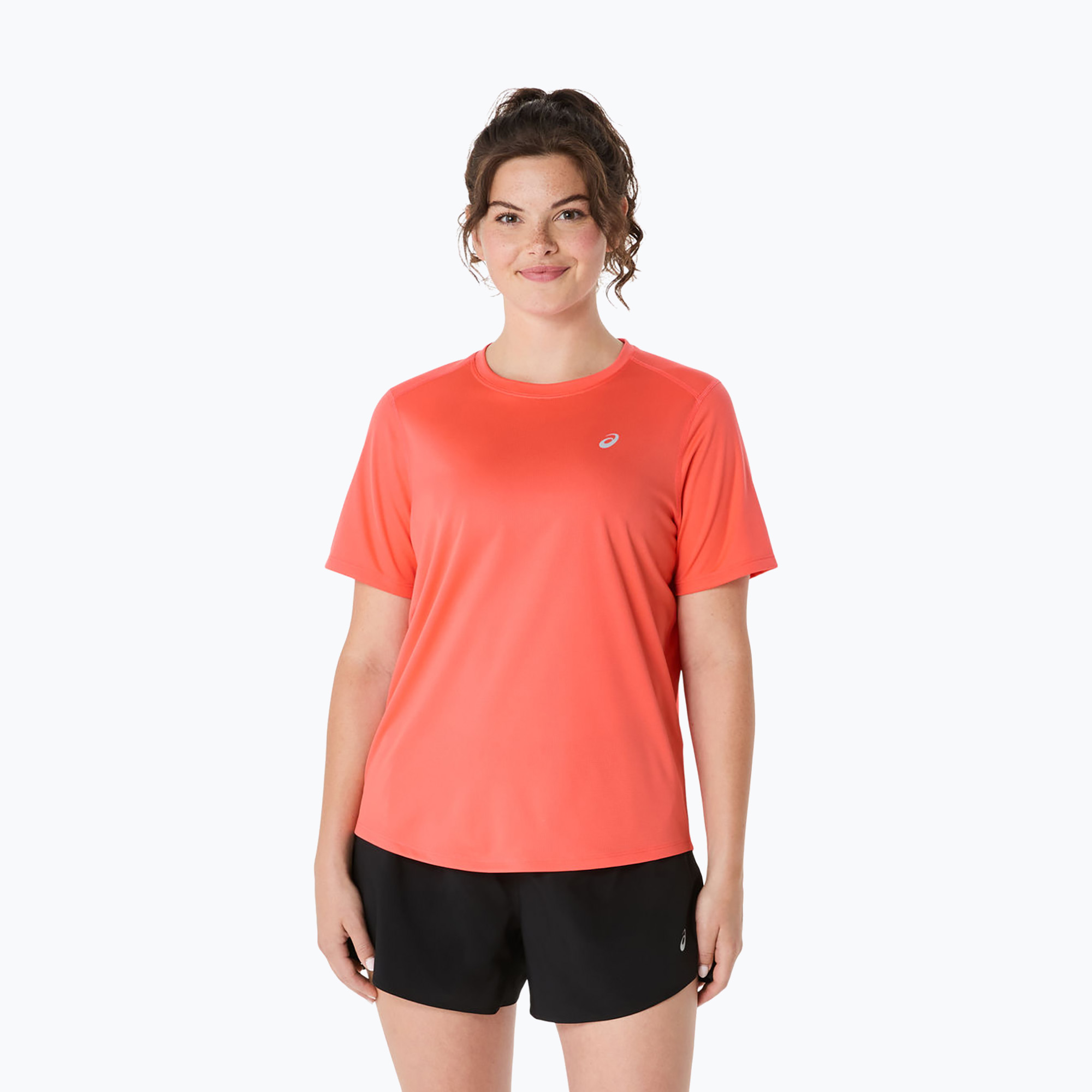 Koszulka do biegania damska ASICS Core Top sun coral 