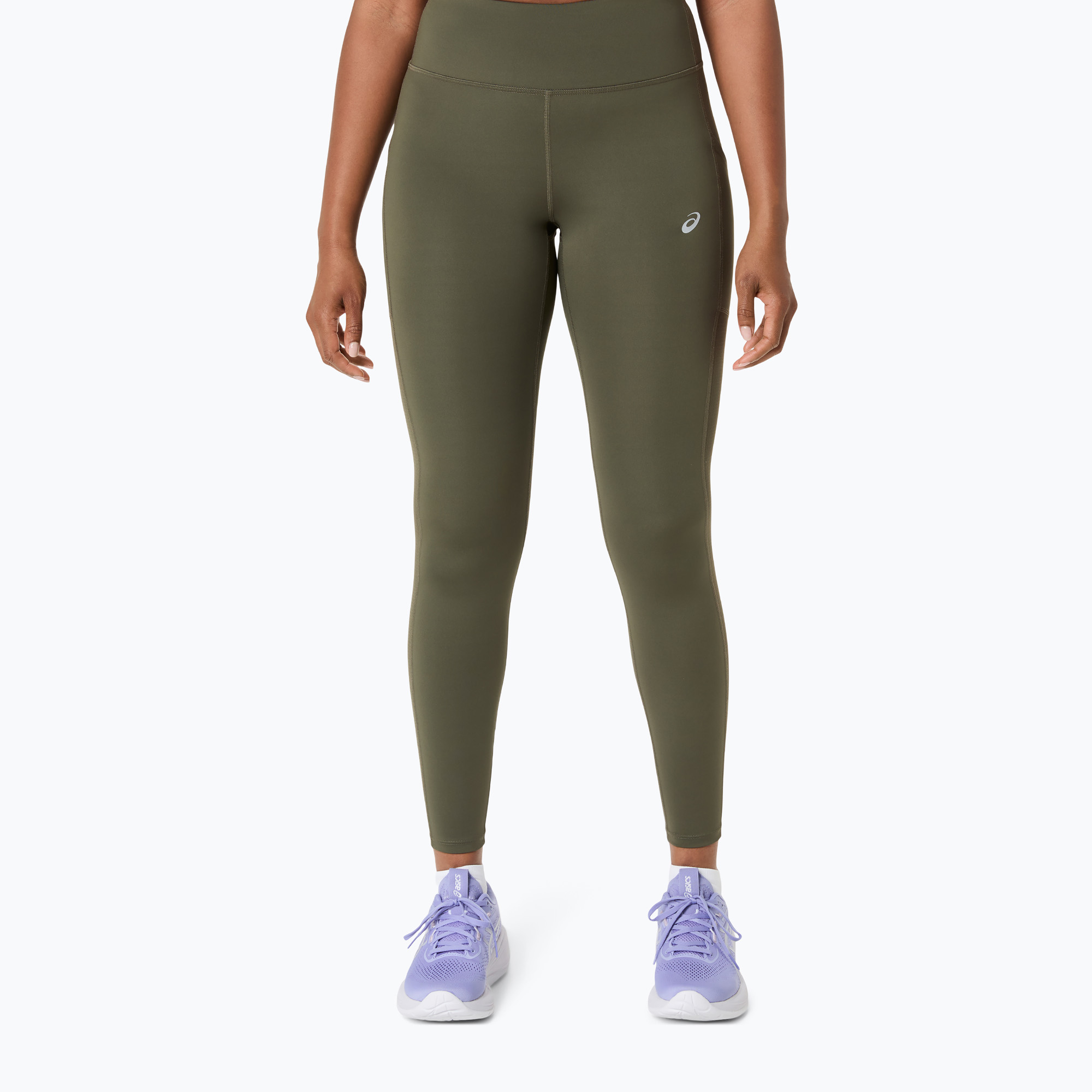 Legginsy do biegania damskie ASICS Core Tight dark olive