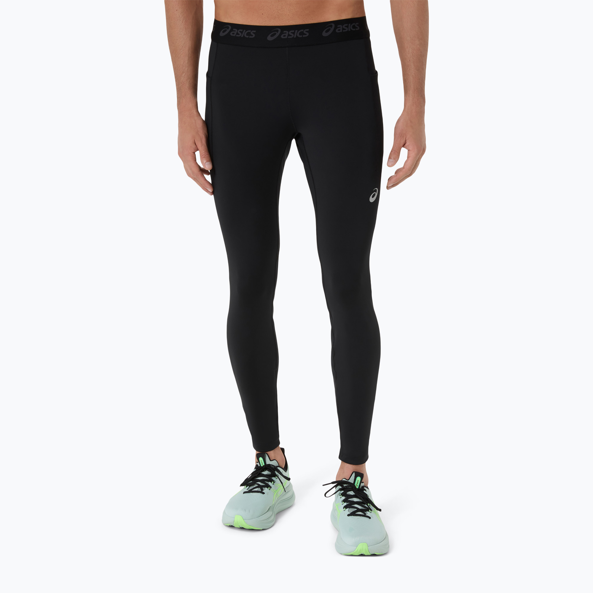 Legginsy do biegania męskie ASICS Road Tight performance black 