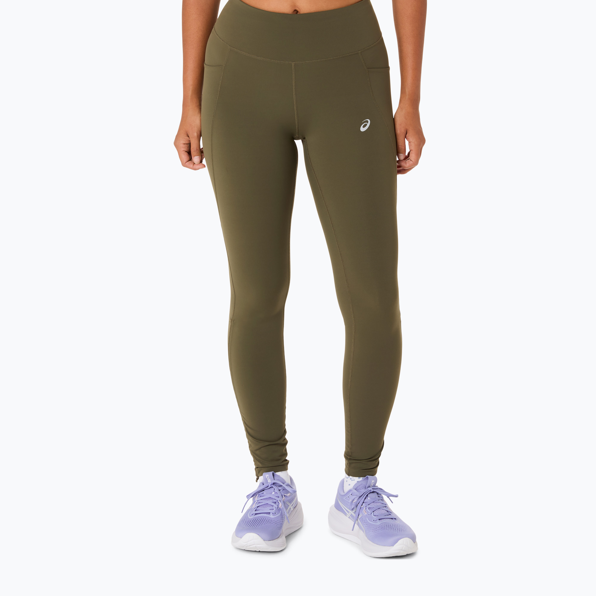 Дамски клин за бягане ASICS Nagino Run Adjustable Tight dark olive