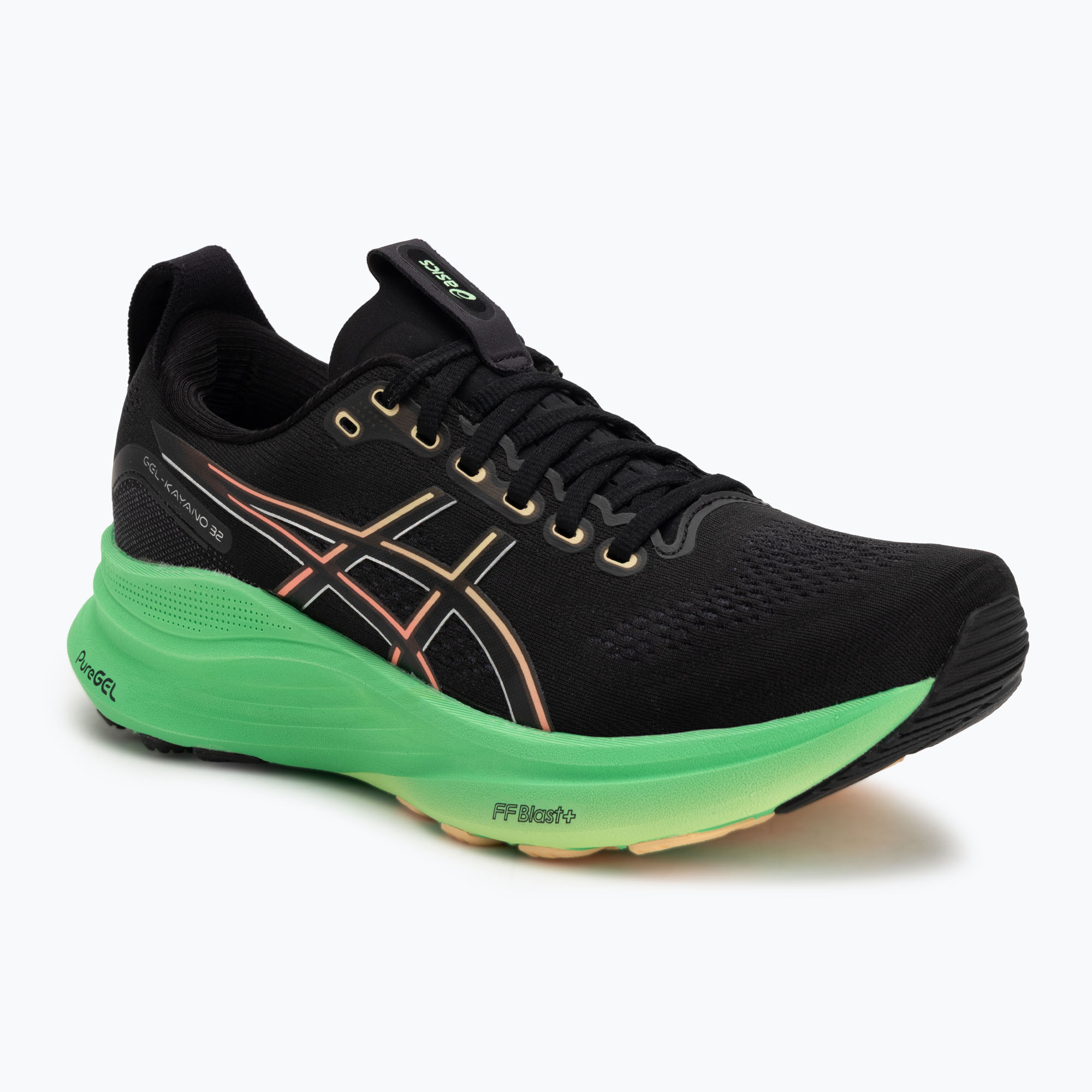 Buty do biegania męskie ASICS Gel-Kayano 32 black/vital green 