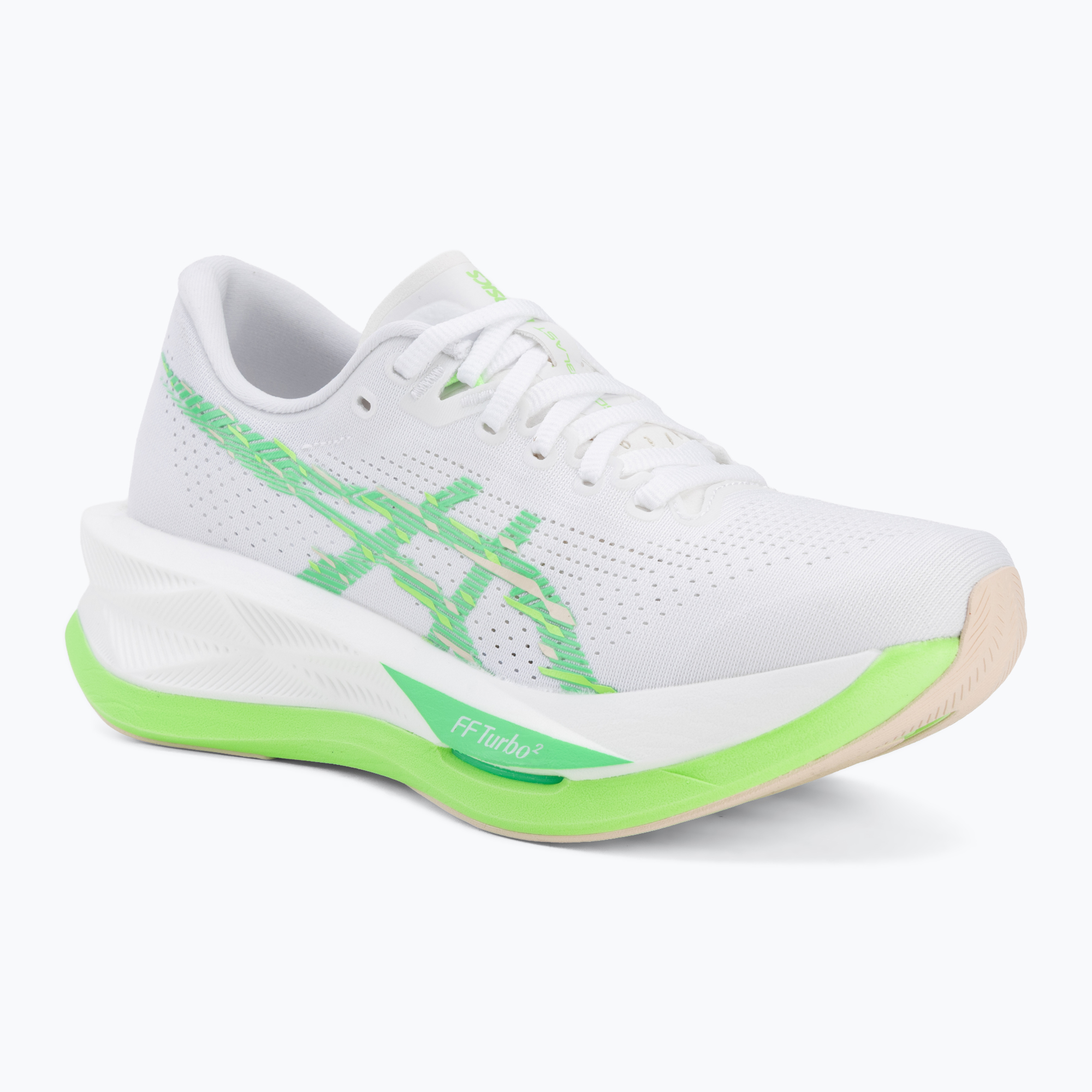Дамски обувки за бягане ASICS Sonicblast white/vital green