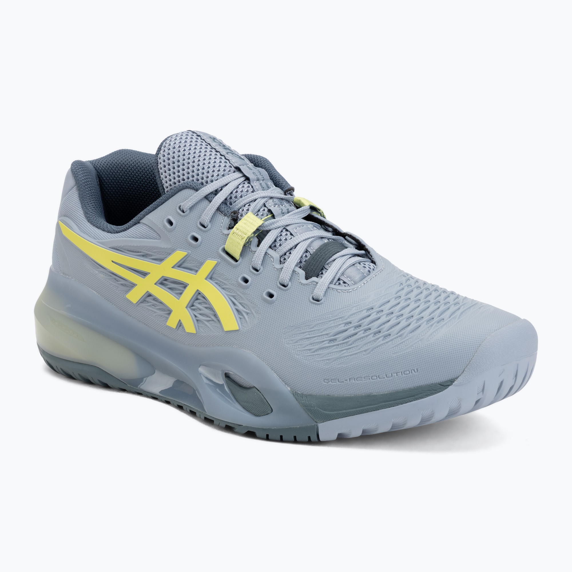 Buty do tenisa męskie ASICS Gel-Resolution X grey blue/pistachio 