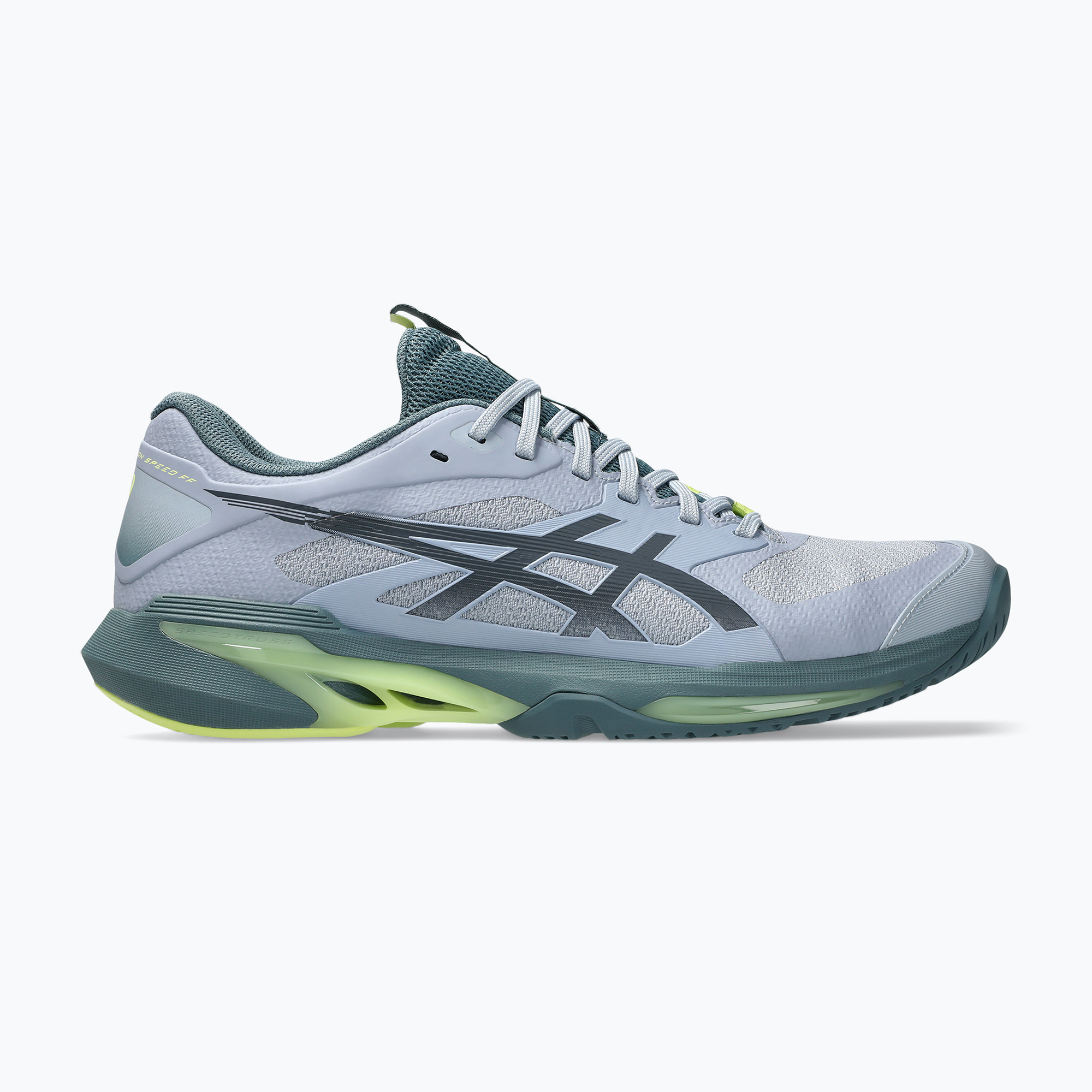 Мъжки тенис обувки ASICS Solution Speed FF 4 grey blue/ironclad