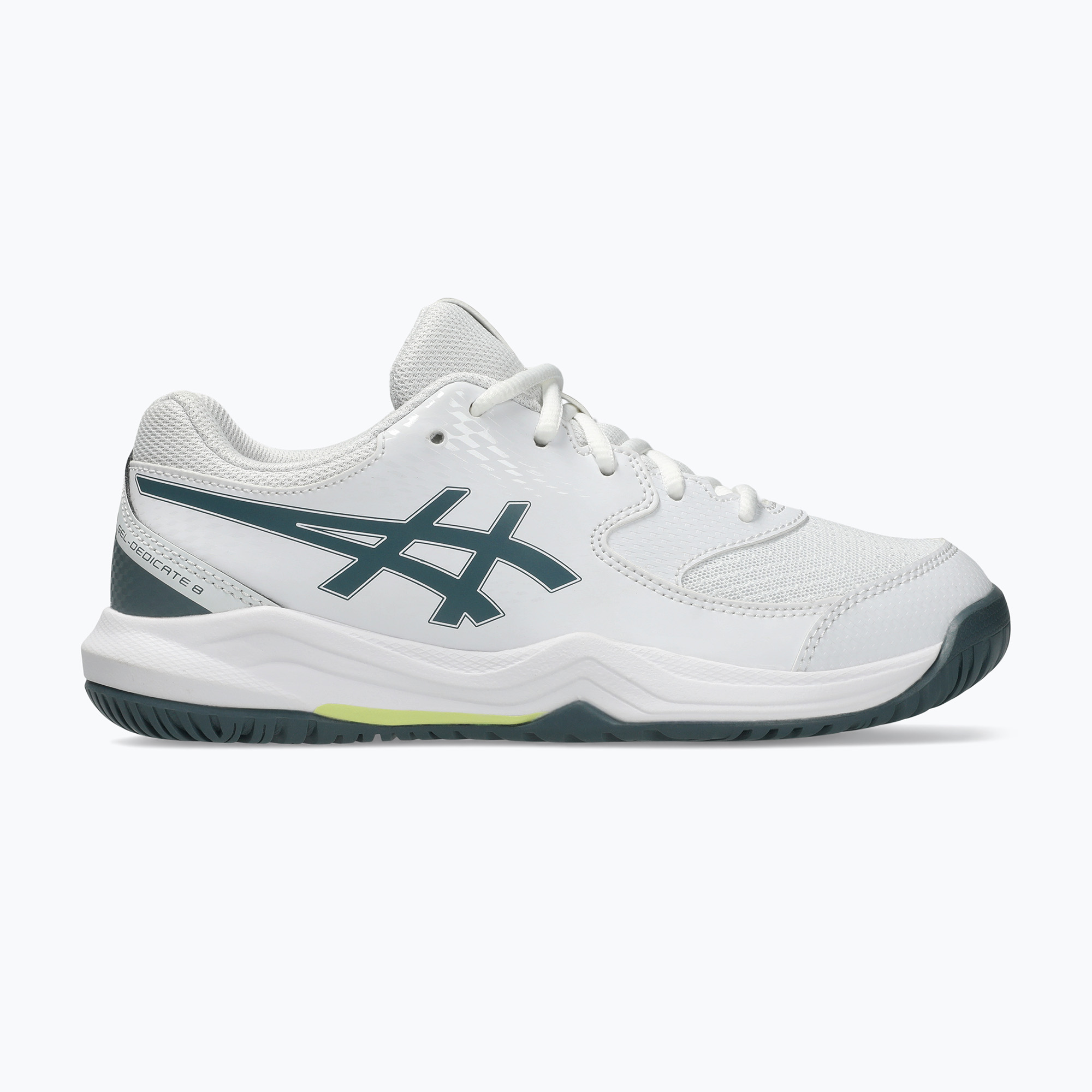 Buty do tenisa dziecięce ASICS Gel-Dedicate 8 GS Jr white/ironclad 