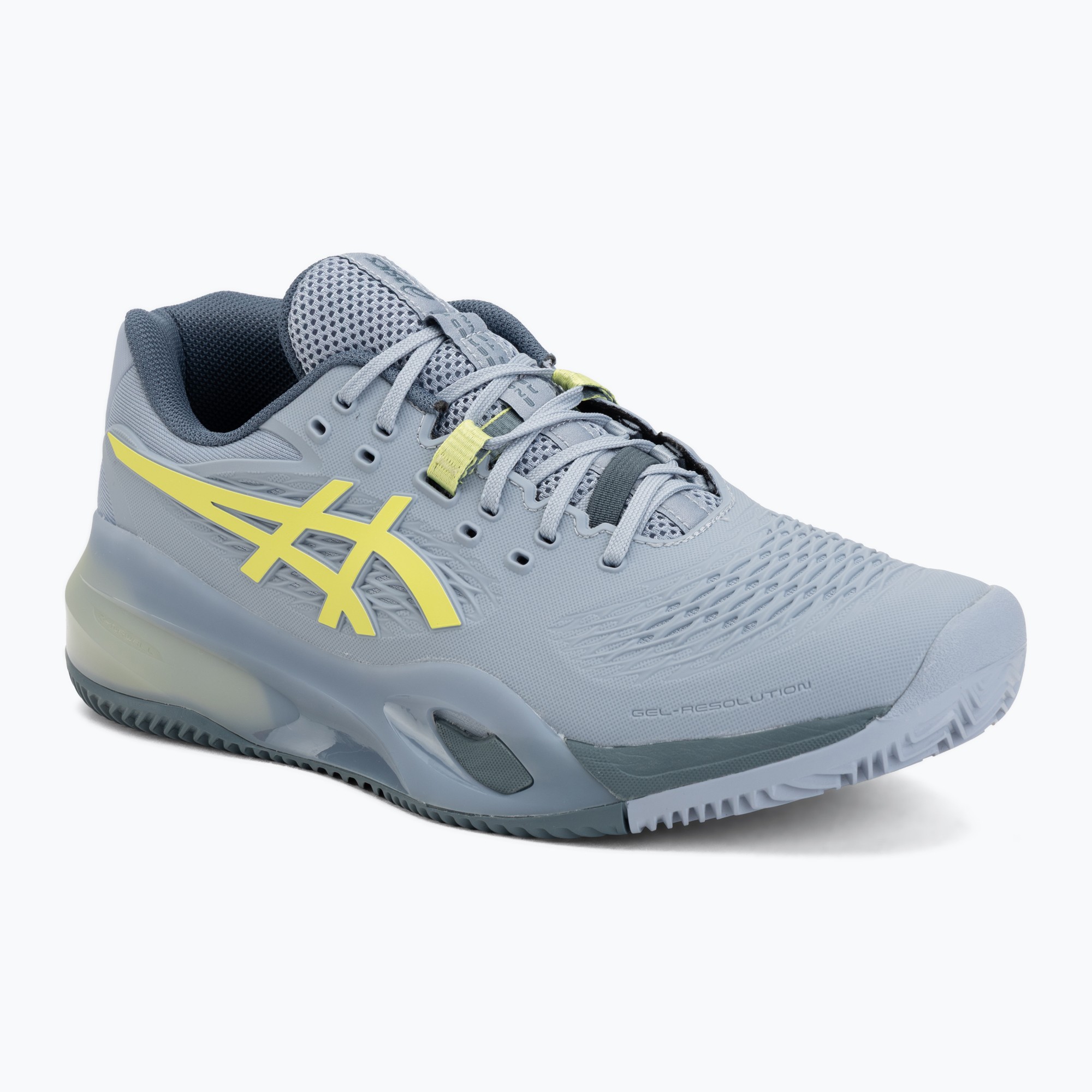 Pánske tenisové topánky ASICS Gel-Resolution X Clay grey blue/pistachio