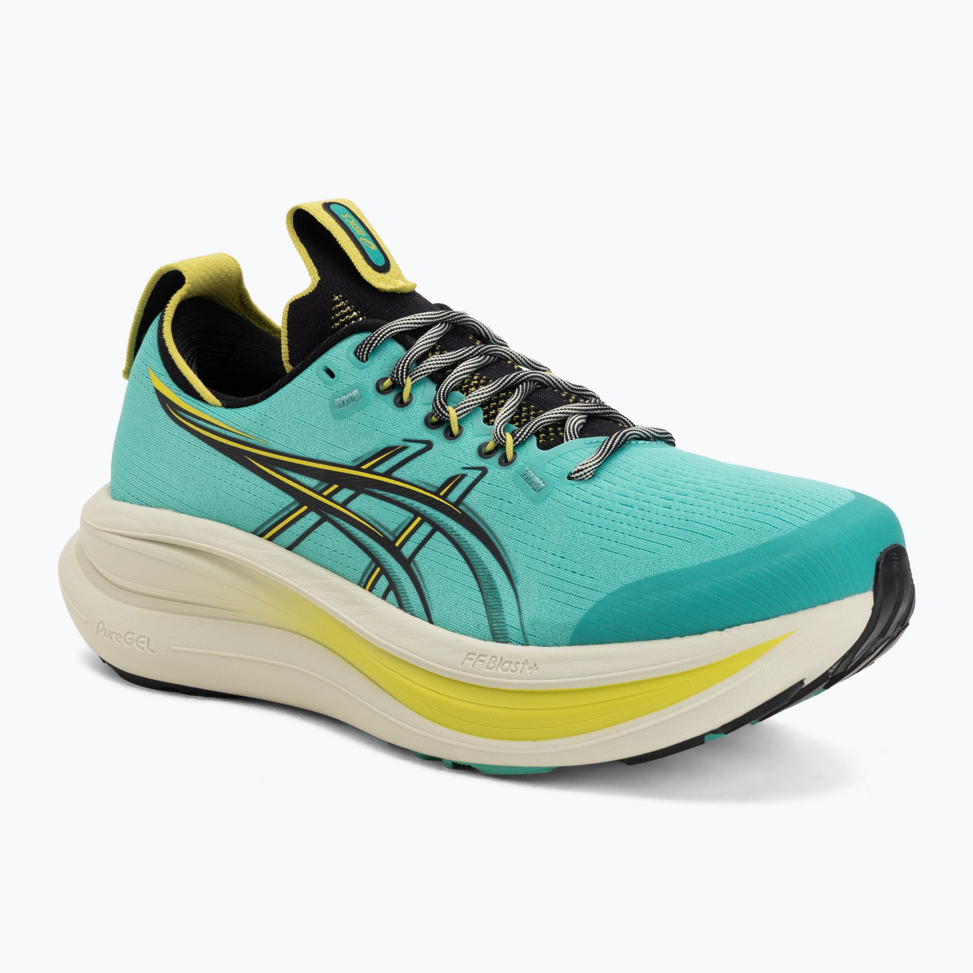 Мъжки обувки за бягане ASICS Gel-Nimbus 28 TR aurora green/black
