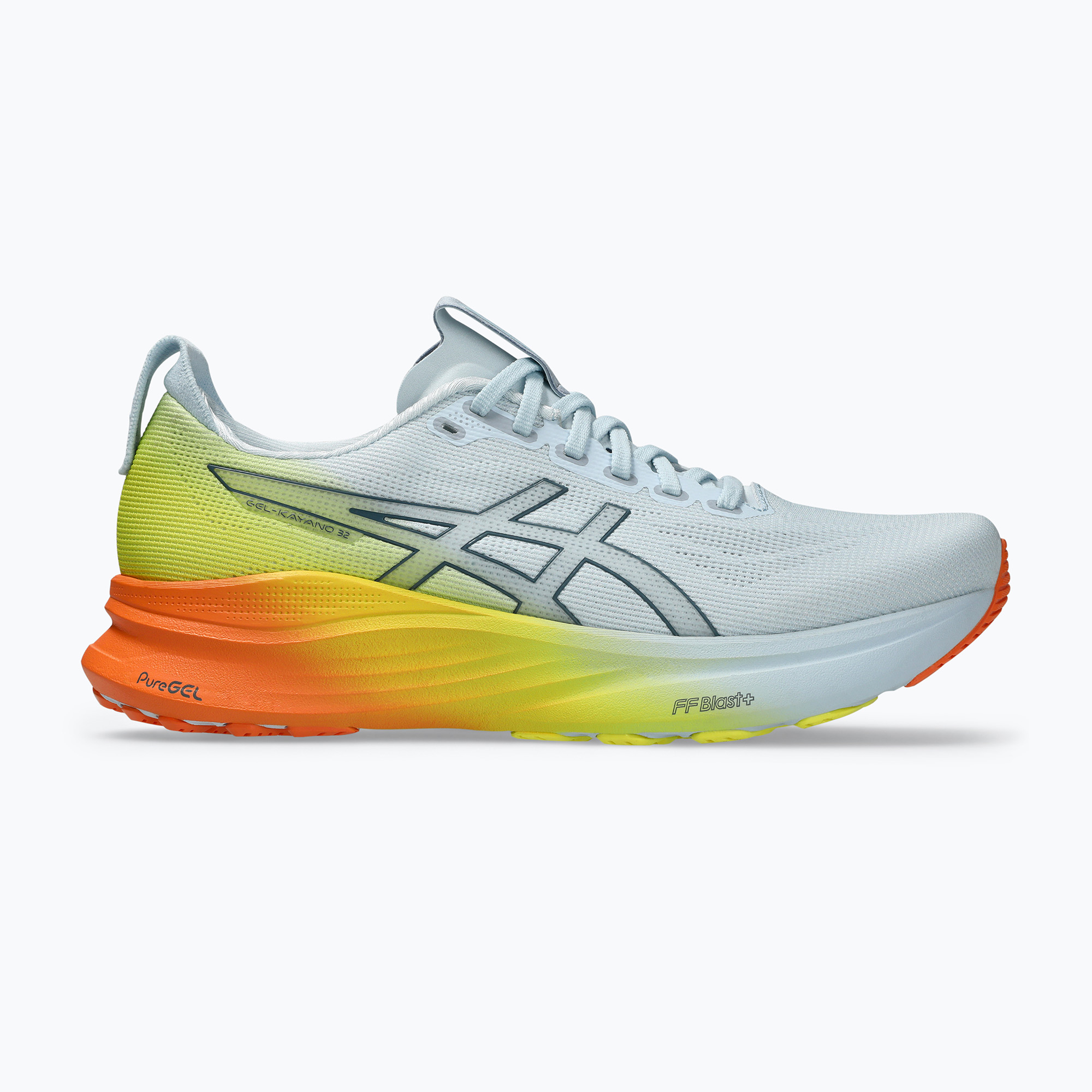 Мъжки обувки за бягане ASICS Gel-Kayano 32 sky/lemon spark