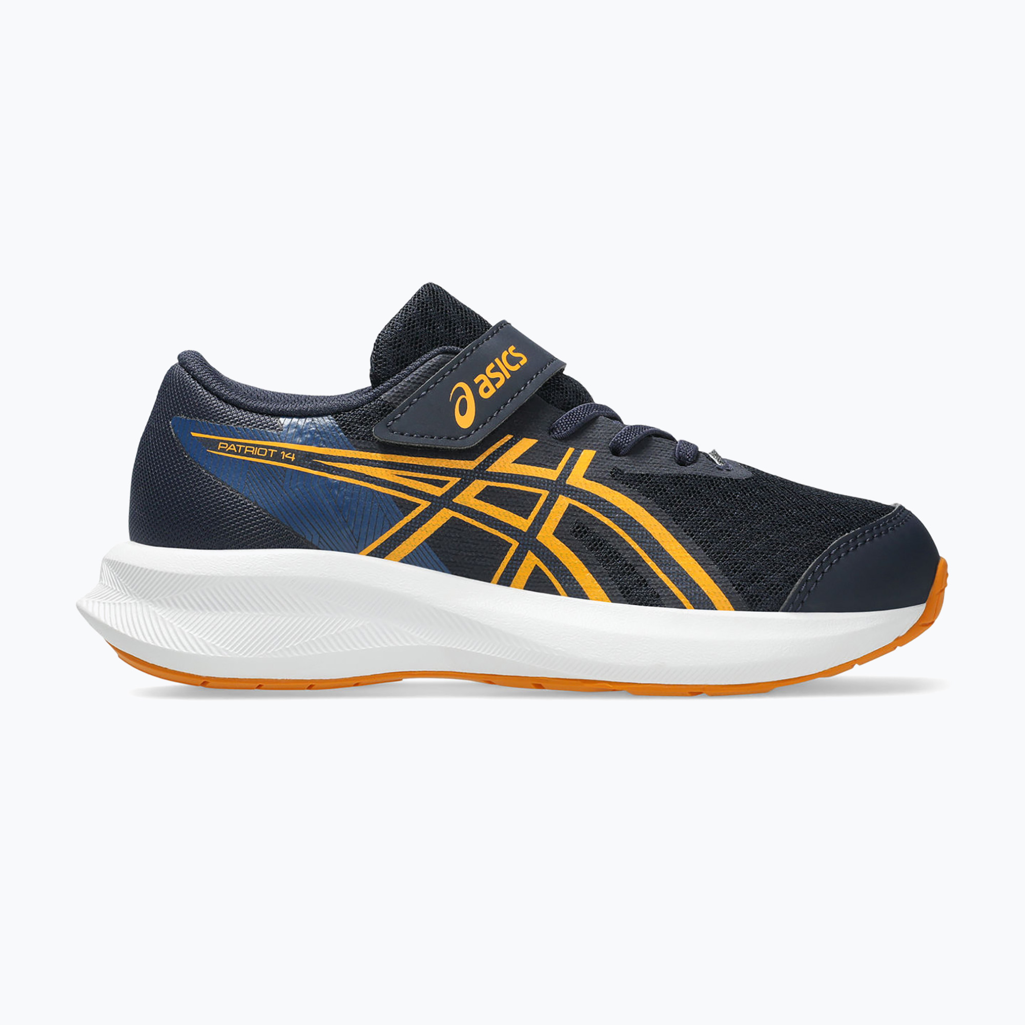 Buty do biegania dziecięce ASICS Patriot 14 PS midnight/yamabuki 