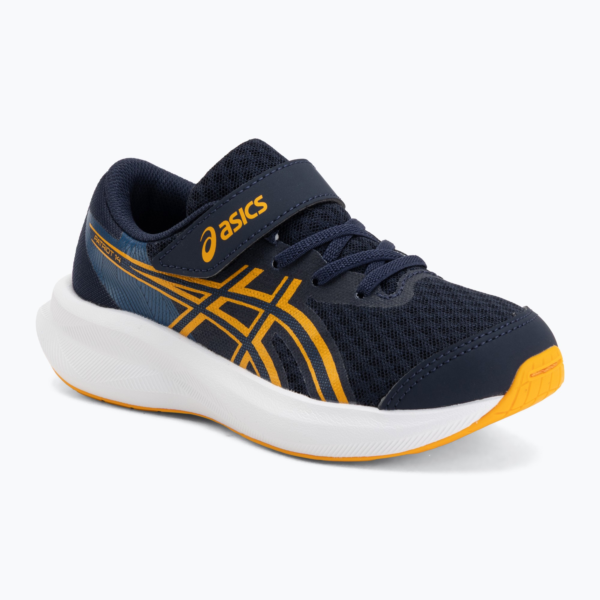 Buty do biegania dziecięce ASICS Patriot 14 PS midnight/yamabuki 