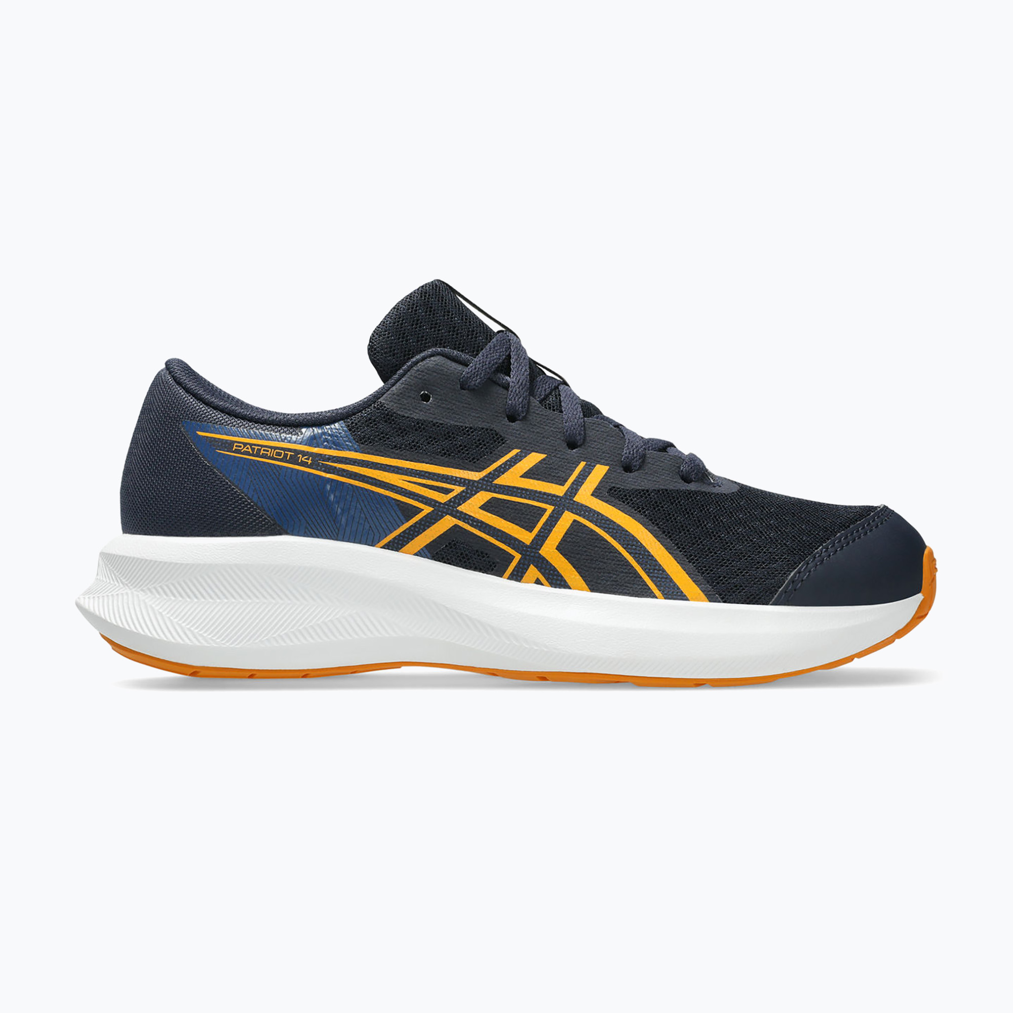 Buty do biegania dziecięce ASICS Patriot 14 GS midnight/yamabuki