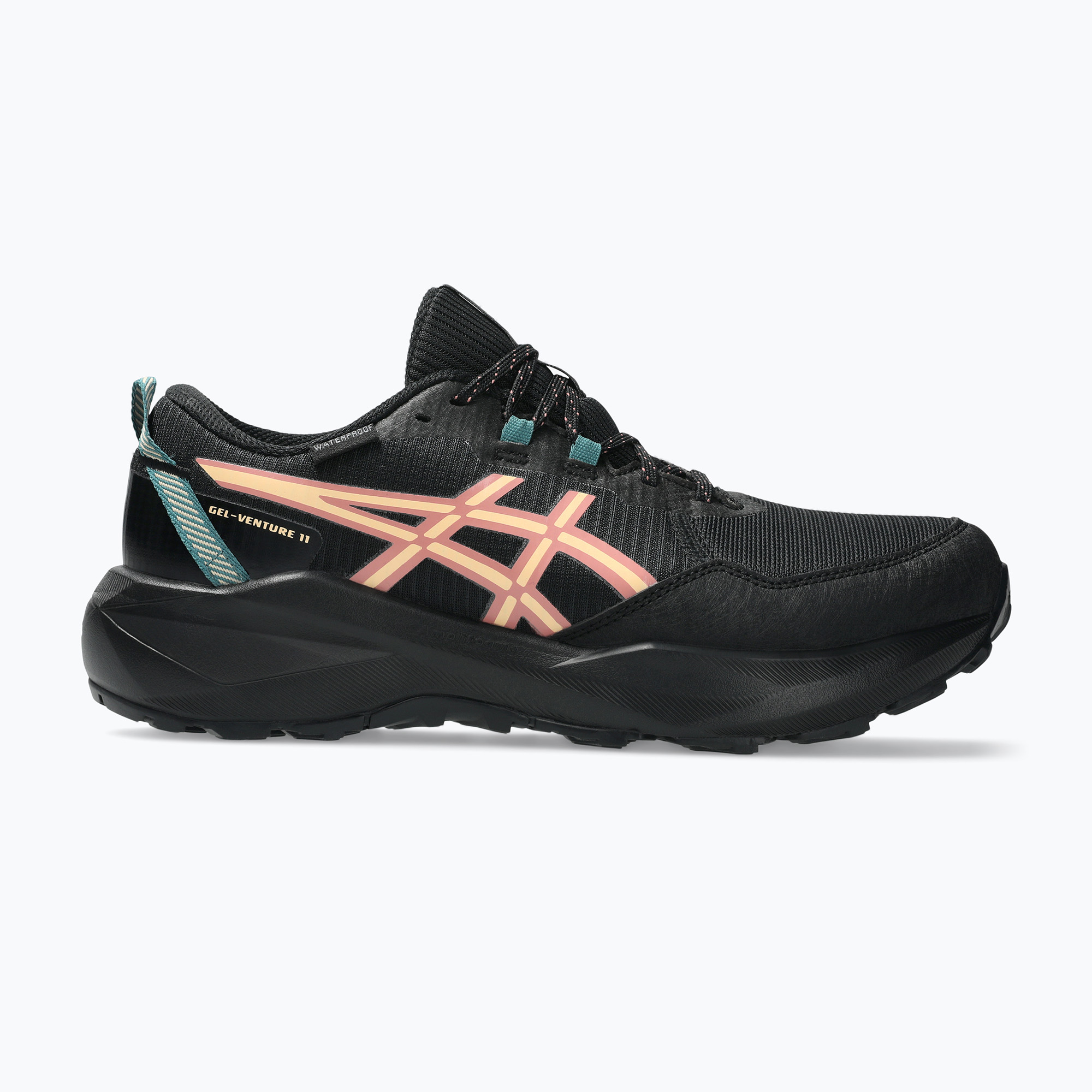 Buty do biegania damskie ASICS Gel-Venture 11 Waterproof black/apricot crush 
