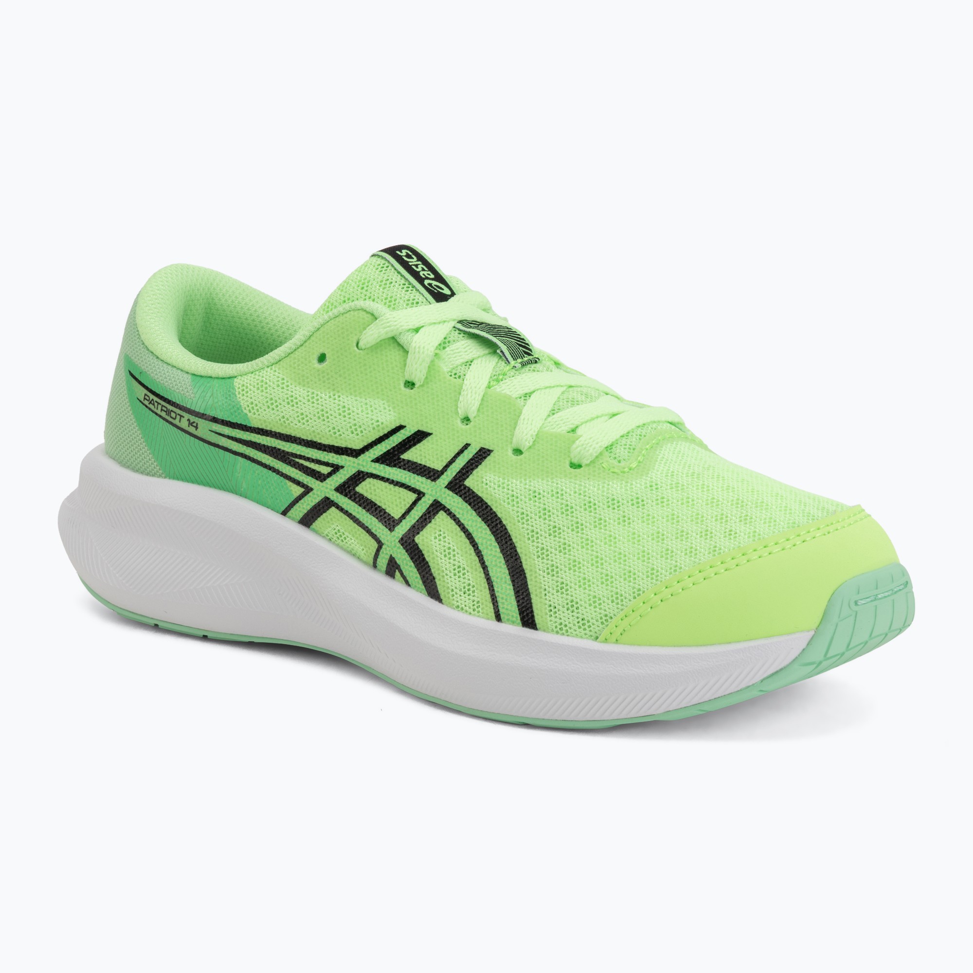 Детски обувки за бягане ASICS Patriot 14 GS iluminate green/black