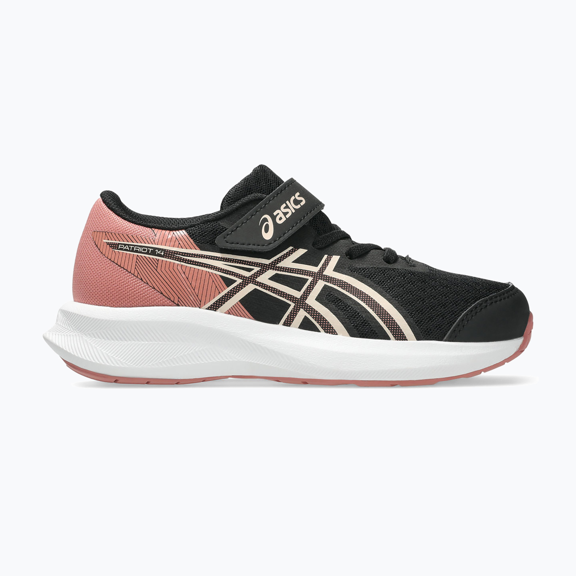 Детски обувки за бягане ASICS Patriot 14 PS black/pearl pink