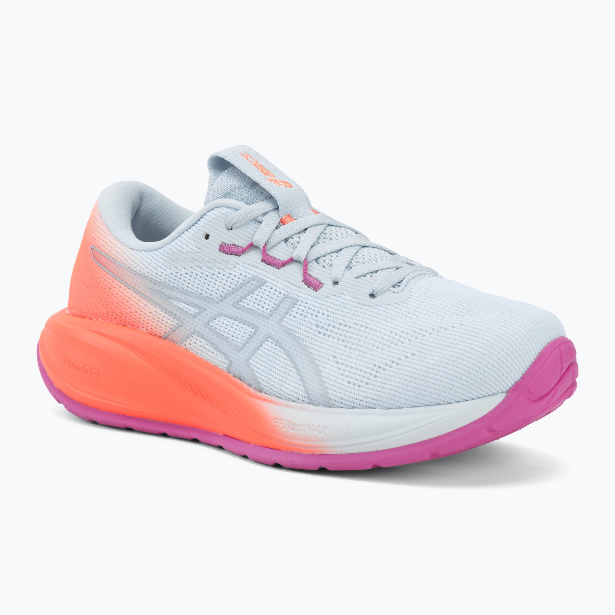 Buty do biegania damskie ASICS Gel-Cumulus 28 sky/sun coral 