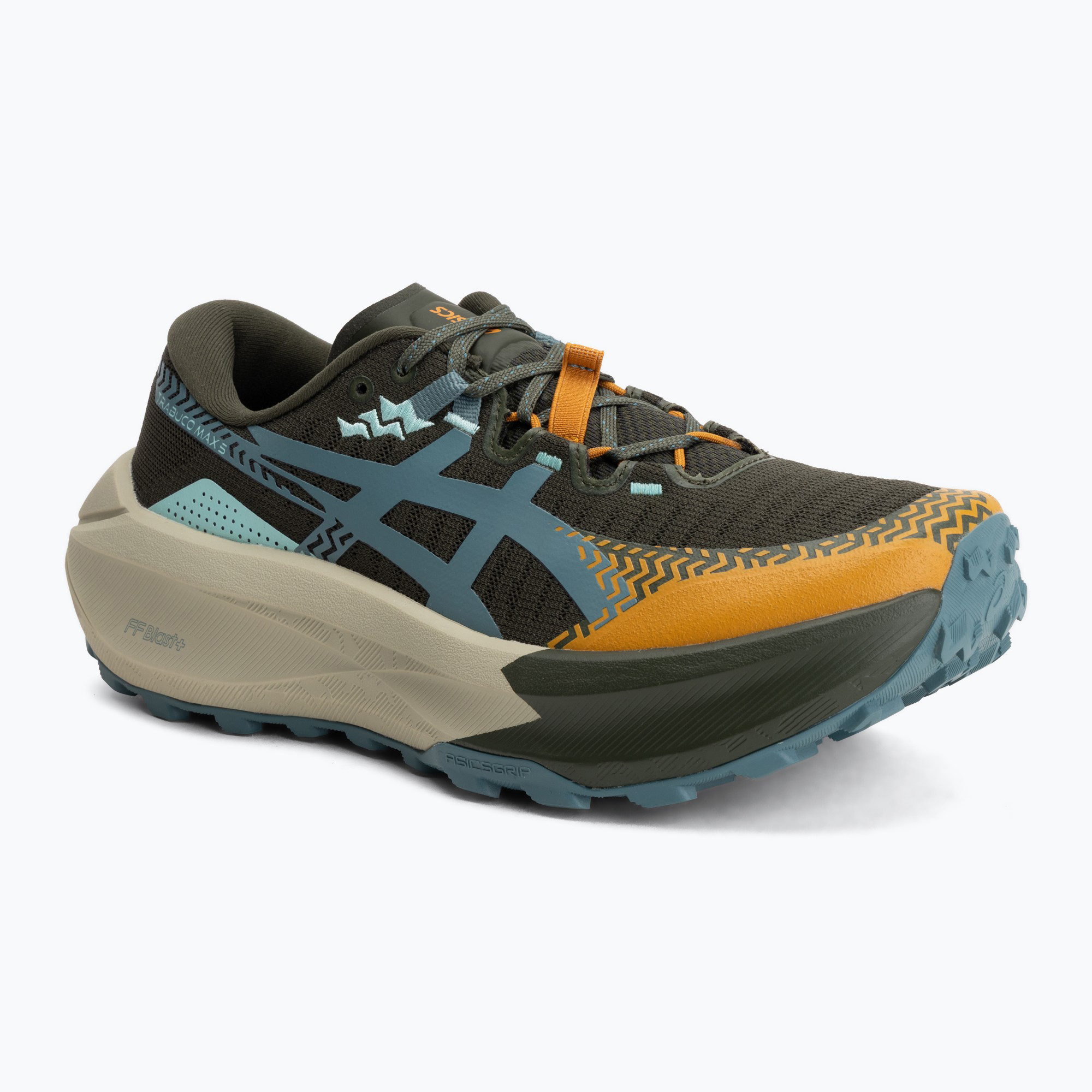 Buty do biegania męskie ASICS Trabuco Max 5 vintage khaki/foggy teal 
