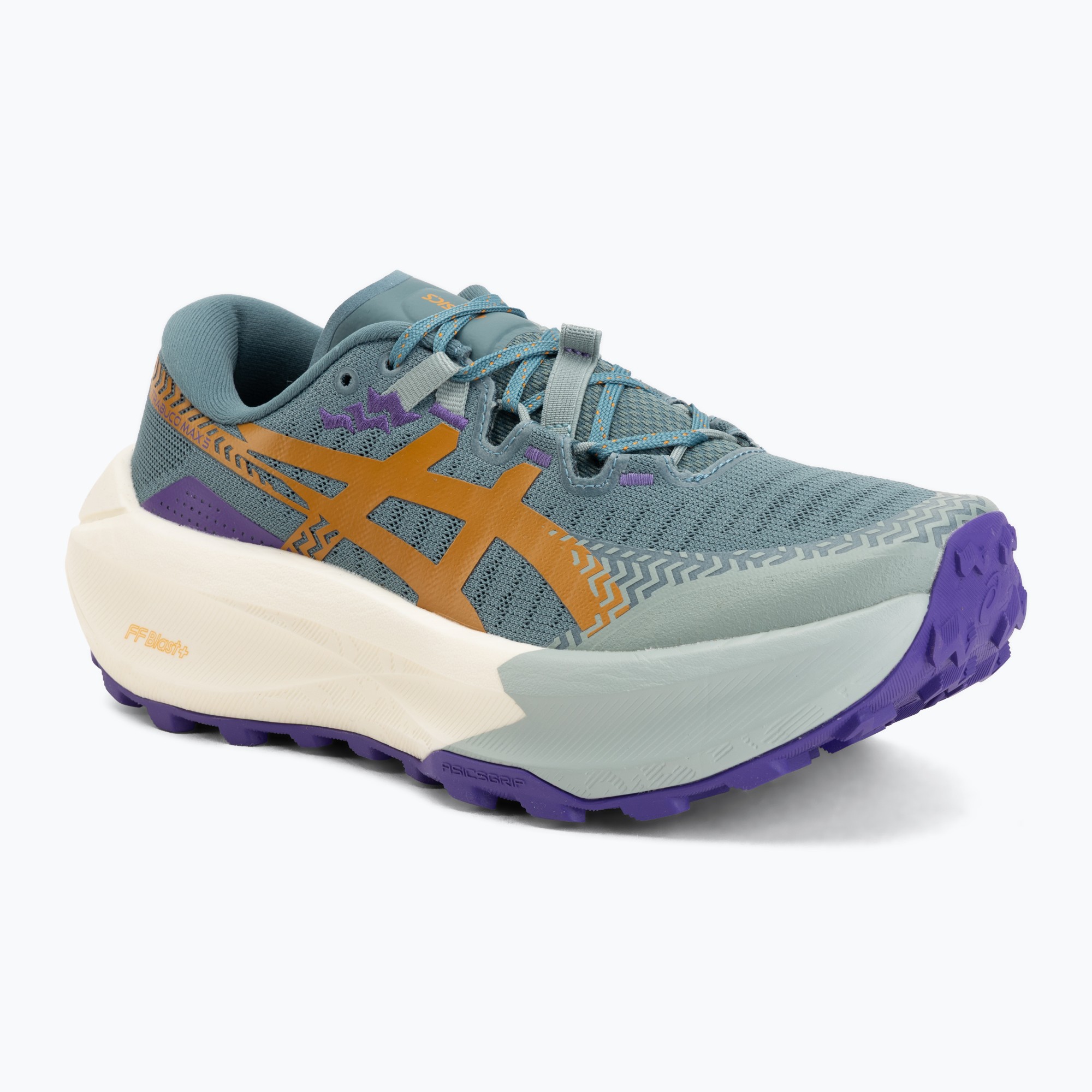 Buty do biegania damskie ASICS Trabuco Max 5 foggy teal/radiant amethyst 