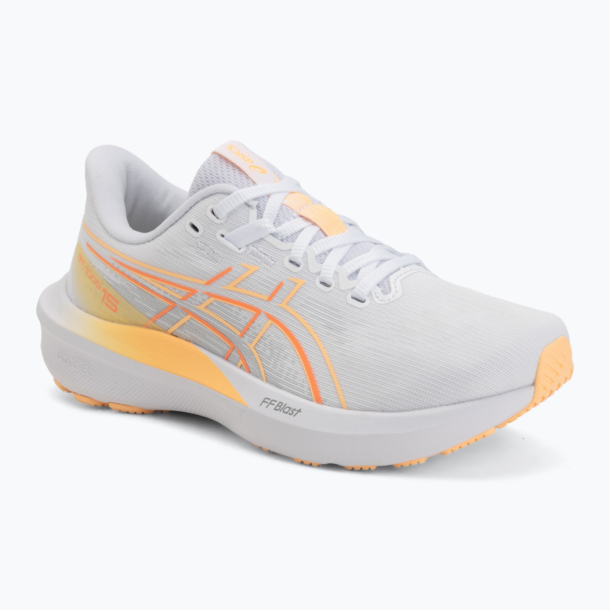 Buty do biegania damskie ASICS GT-1000 15 white/vivid coral 