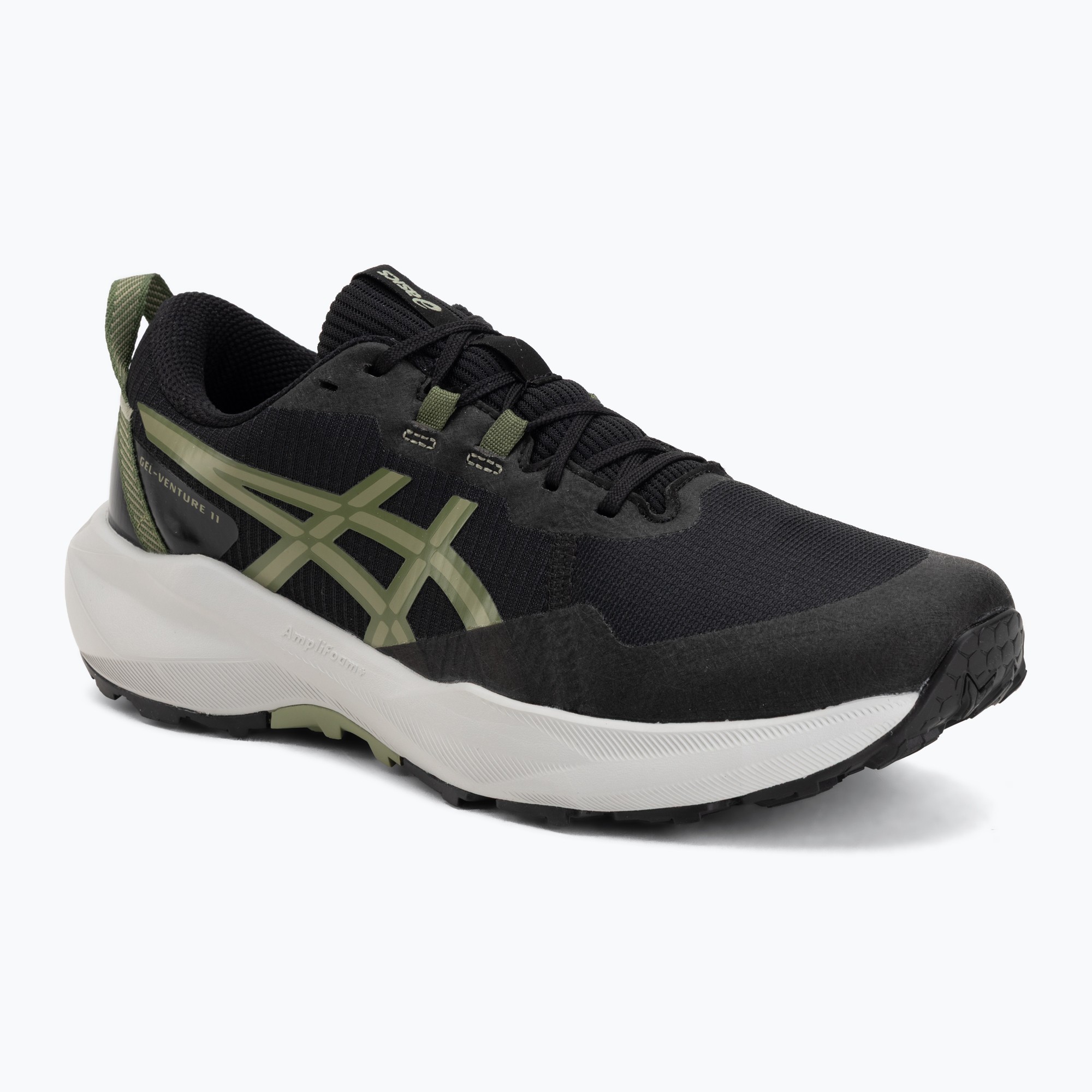 Buty do biegania męskie Asics Gel-Venture 11 Black/Khaki Green 