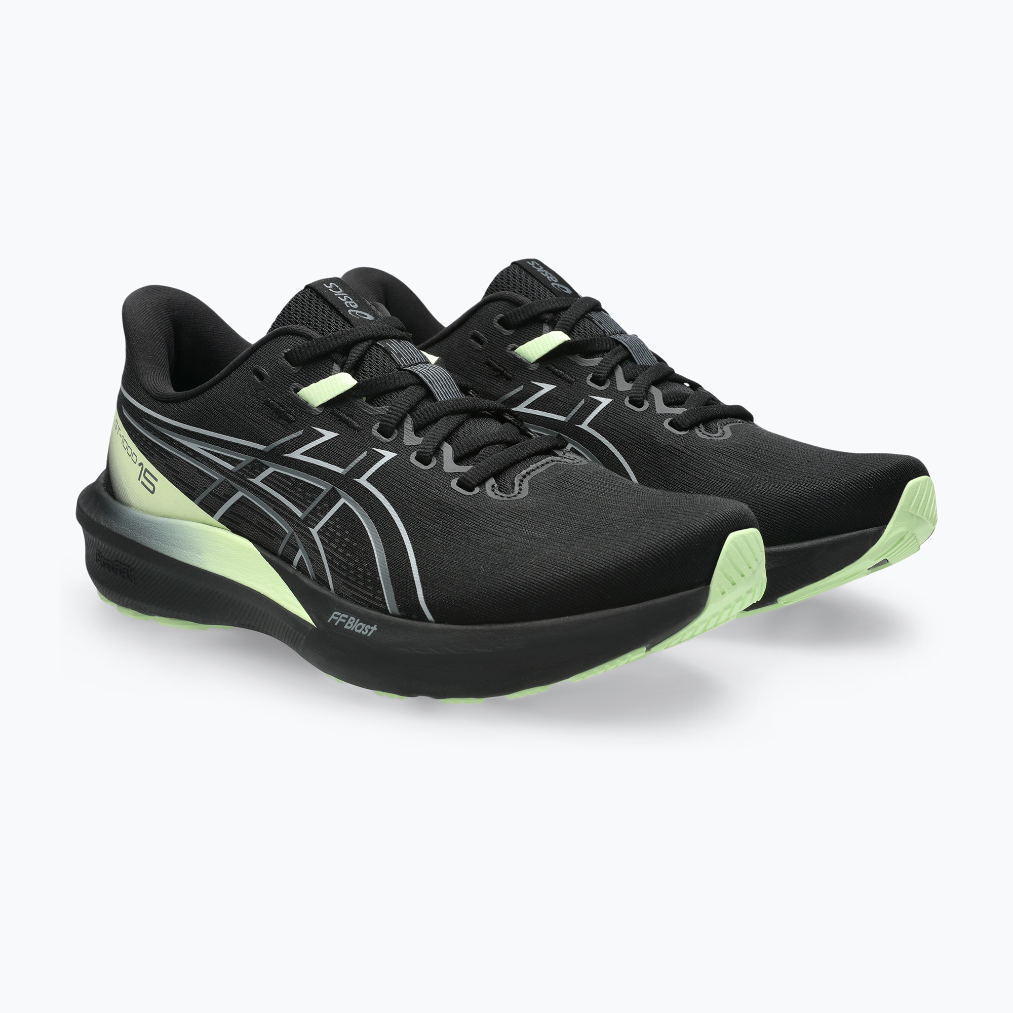 Buty do biegania męskie ASICS GT-1000 15 black/illuminate yellow