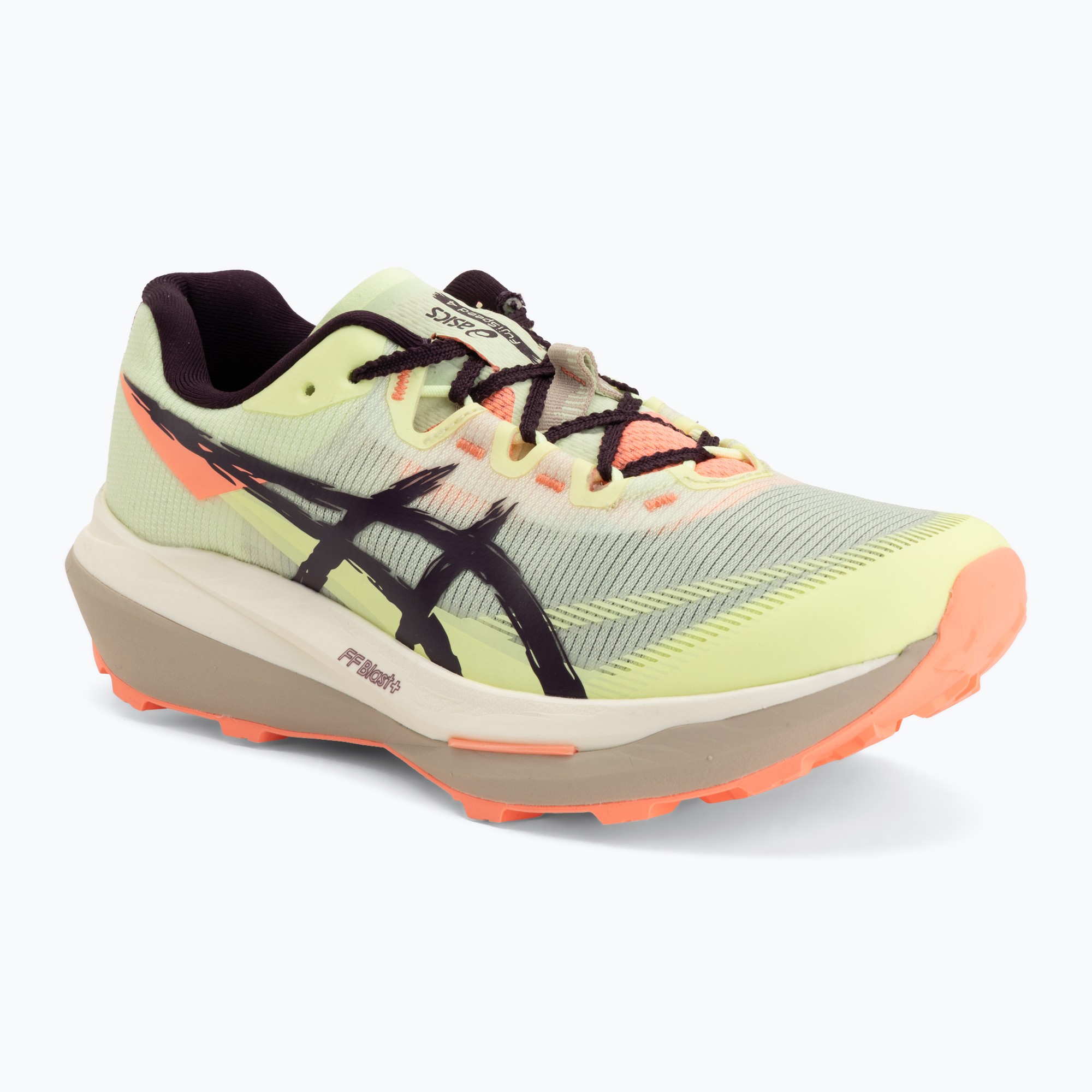 Buty do biegania ASICS Fujispeed 4 illuminate yellow/dark aubergine 