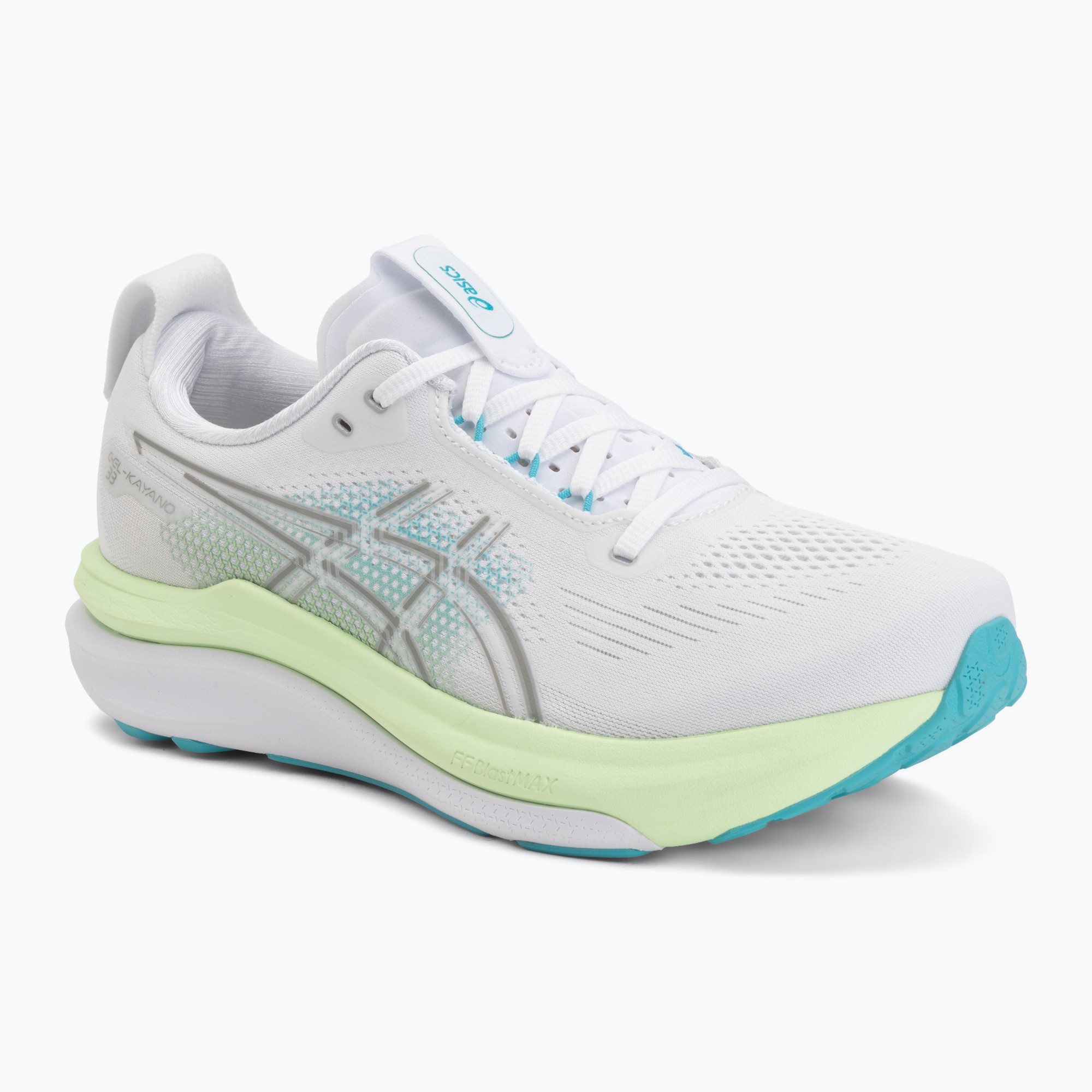 Buty do biegania męskie ASICS Gel-Kayano 33 white/energy aqua