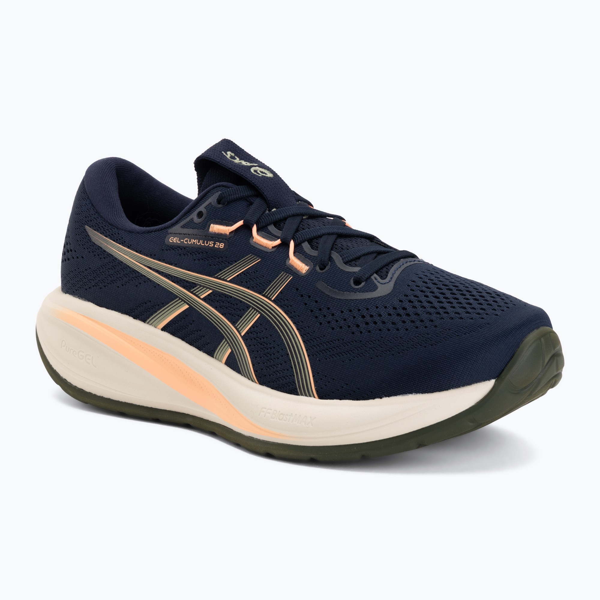 Buty do biegania męskie ASICS Gel-Cumulus 28 midnight/khaki green 
